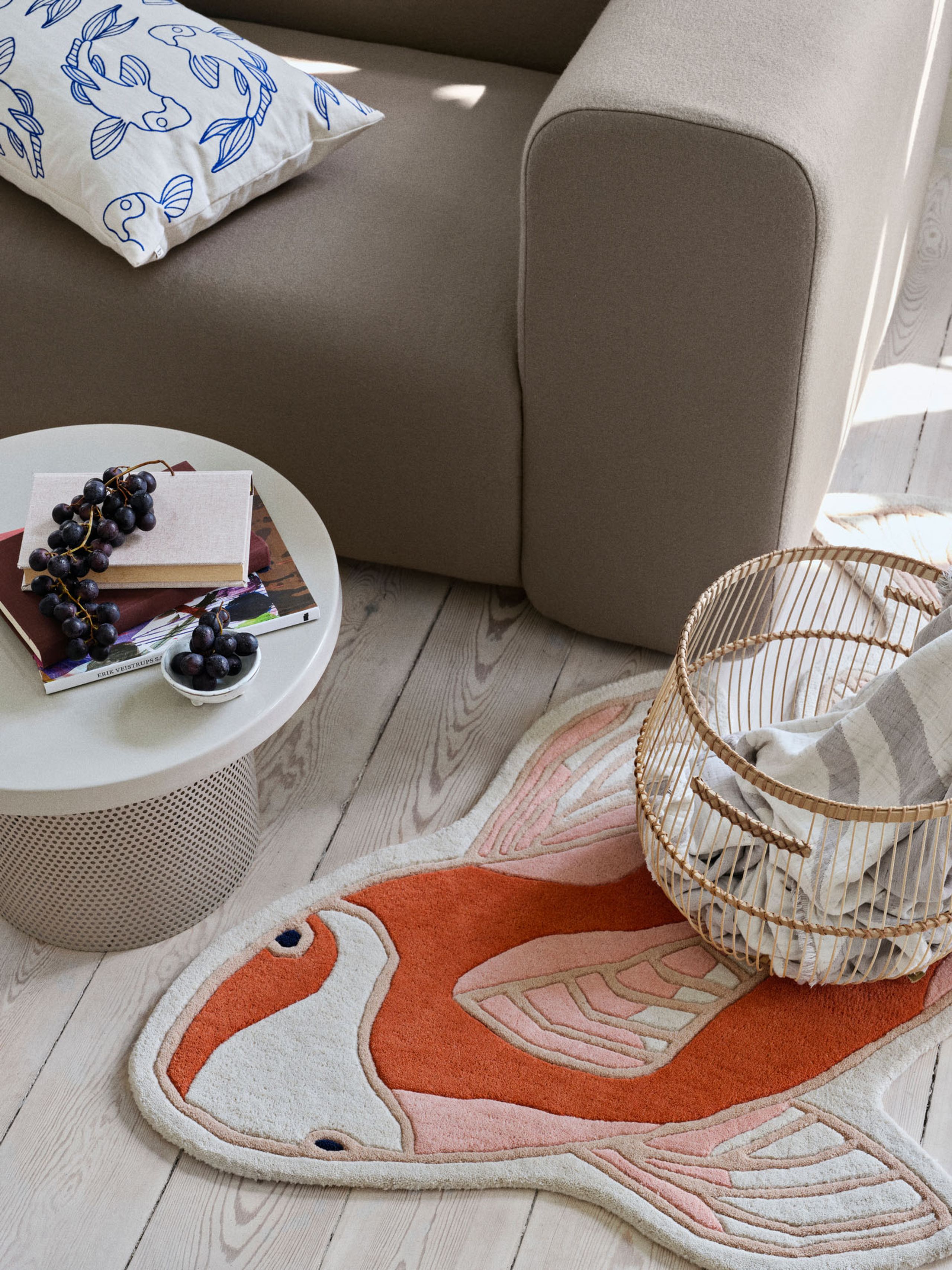 Broste CPH - Teppich - Koi Rug - Pumpkin Orange