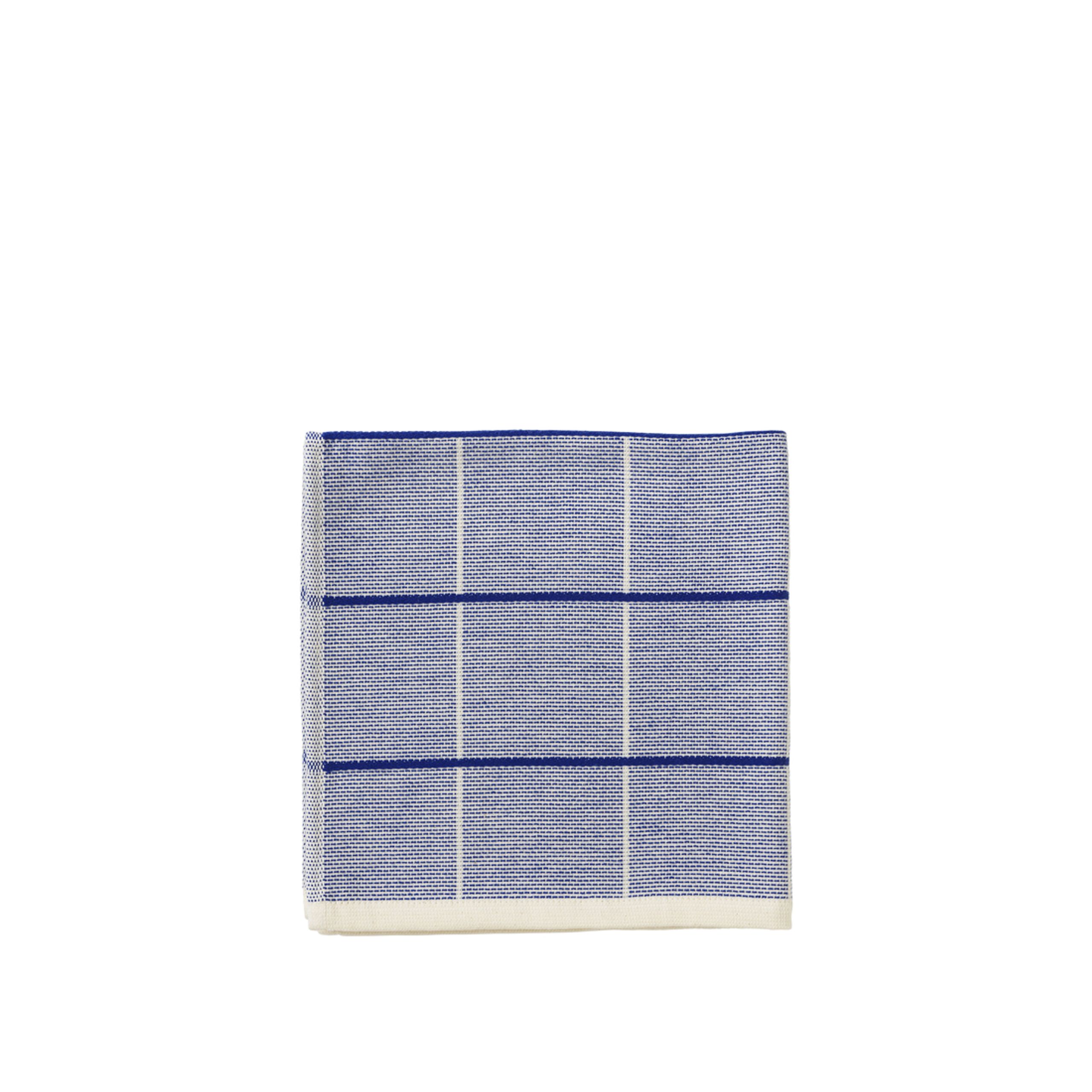 Broste CPH - Towel - Herman Kitchen Towel - Baja Blue, Grid