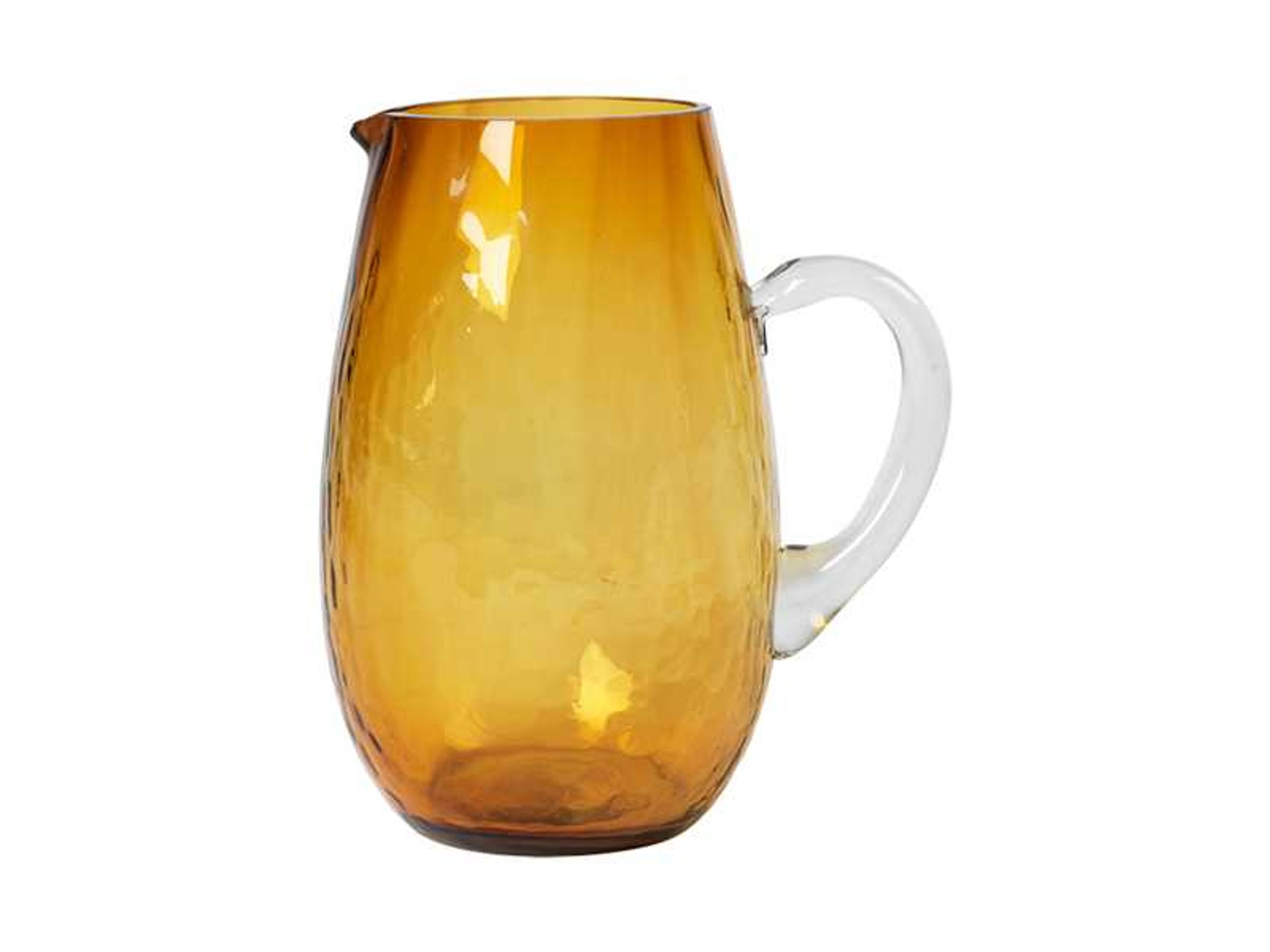 Broste CPH - Pichet - Hammered Jug - Amber