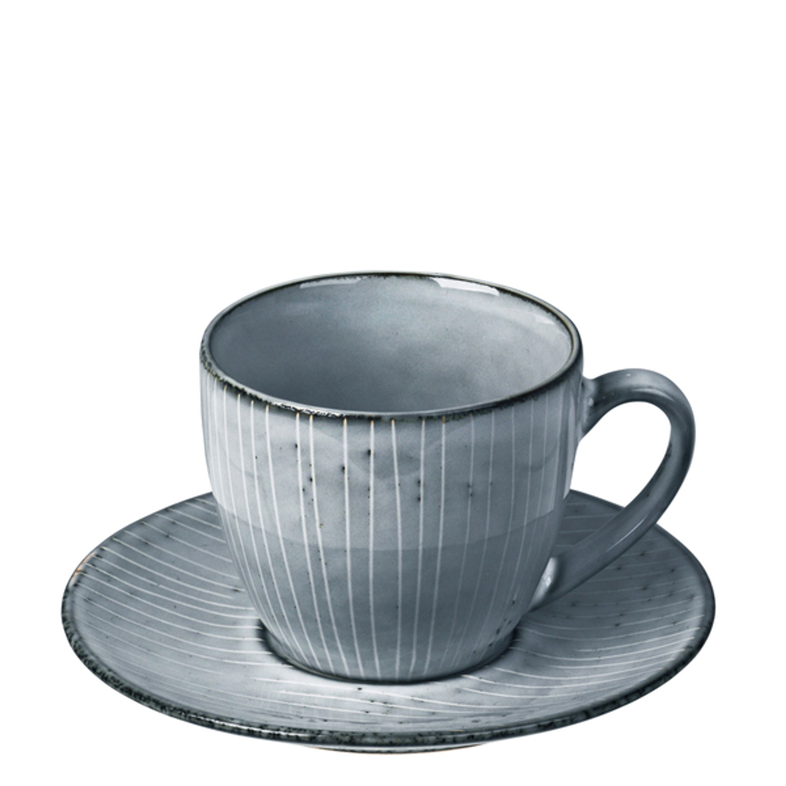 Broste CPH - Tasse - Nordic Sea - Cup w/ Saucer - Cup w/ Saucer - 15 cl