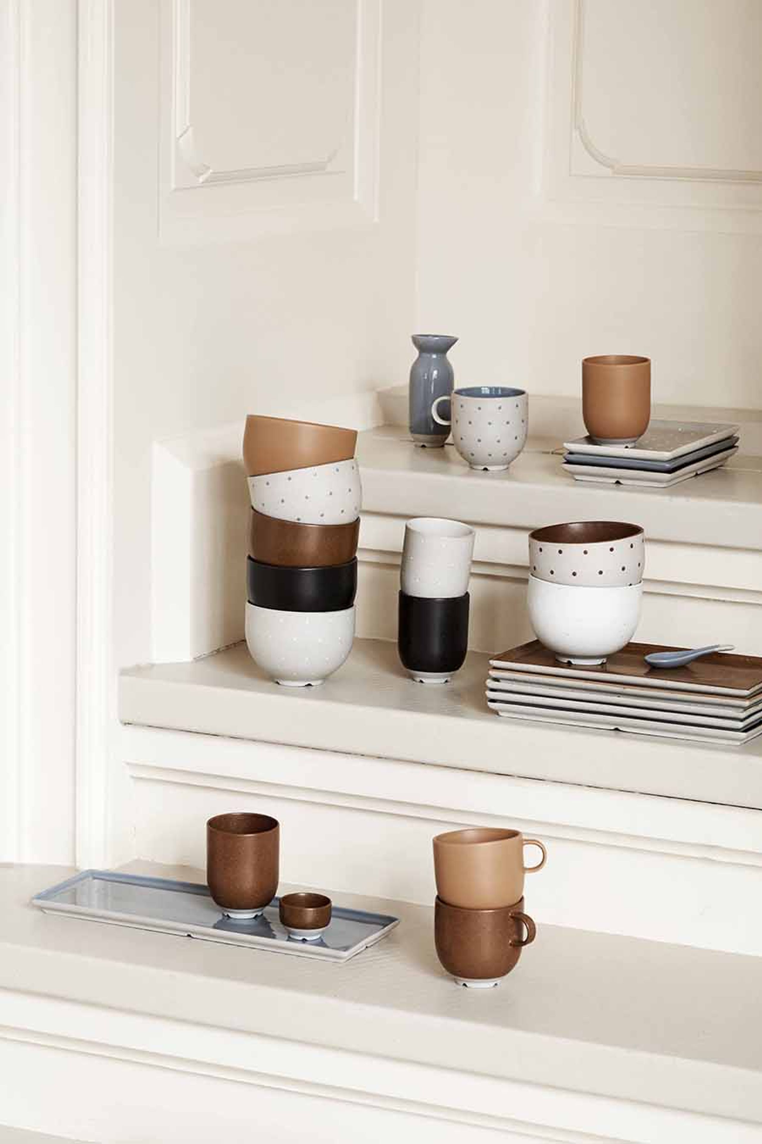 Broste CPH - Mug - Eli Mug with handle - Caramel Brown