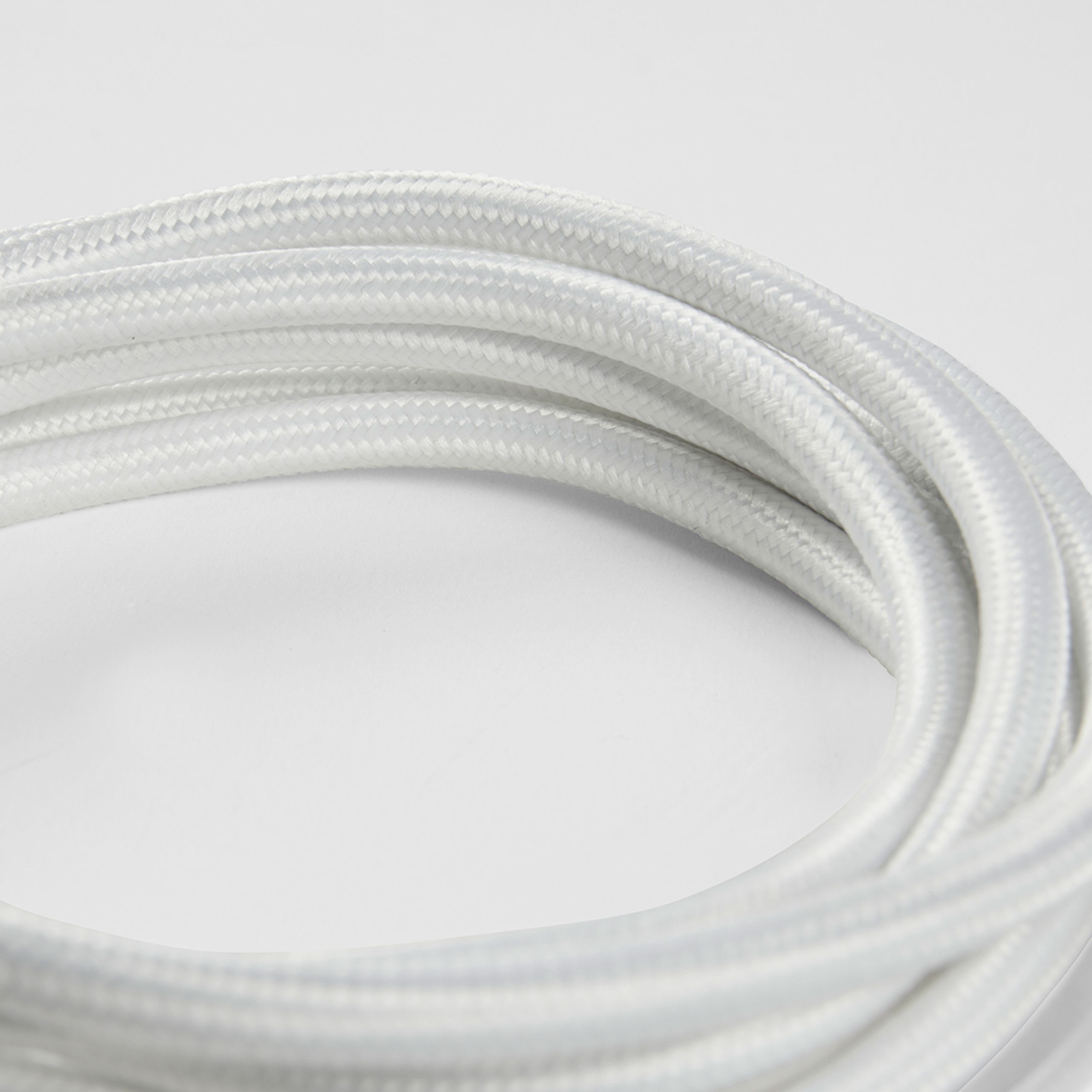 Broste CPH - Lampeskærm - Zep Bamboo Lampe - Ledning hvid