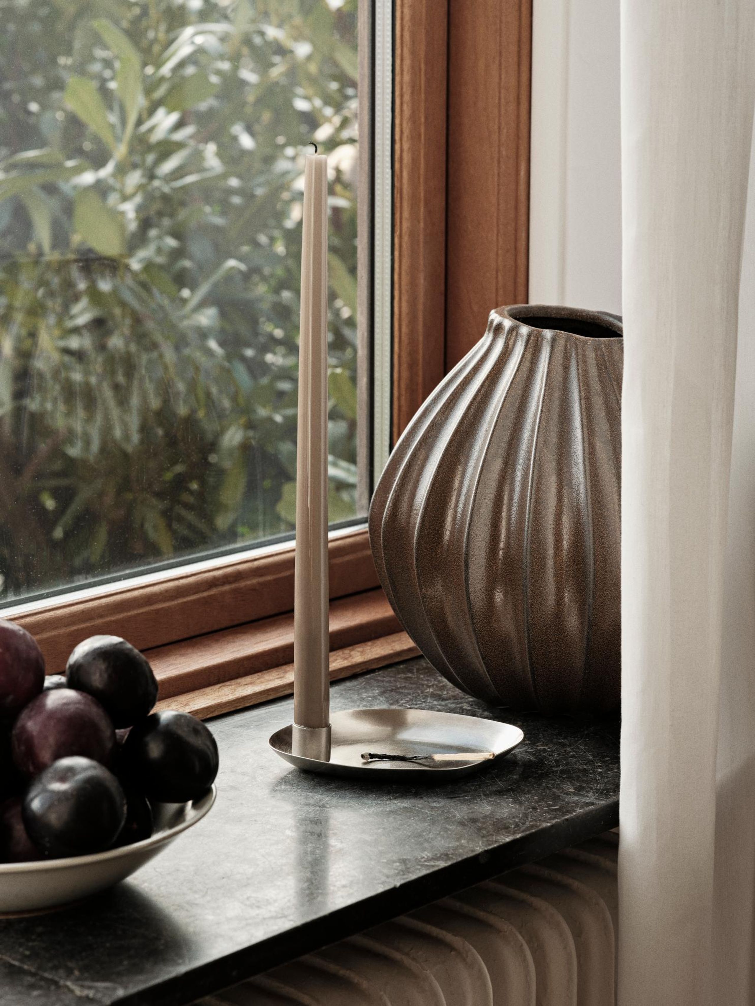 Broste CPH - Kerzenhalter - Mie Lysestage - S - Silver Finish