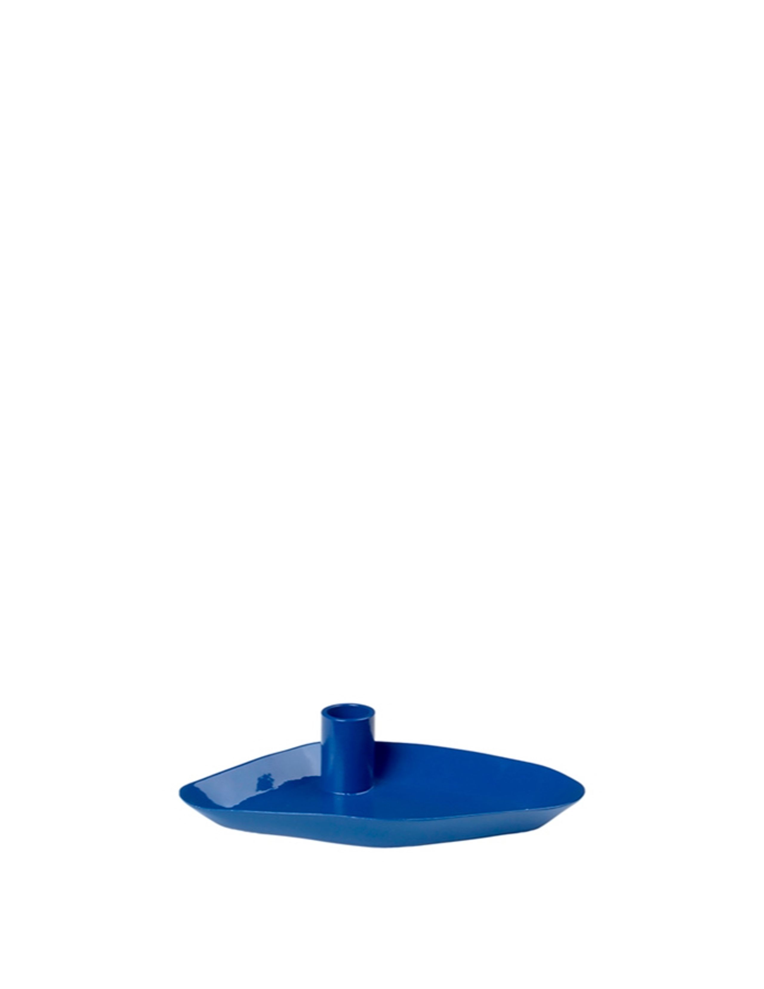 Broste CPH - Candle tray - Lysfad 'Mie' Jern - Intense Blue
