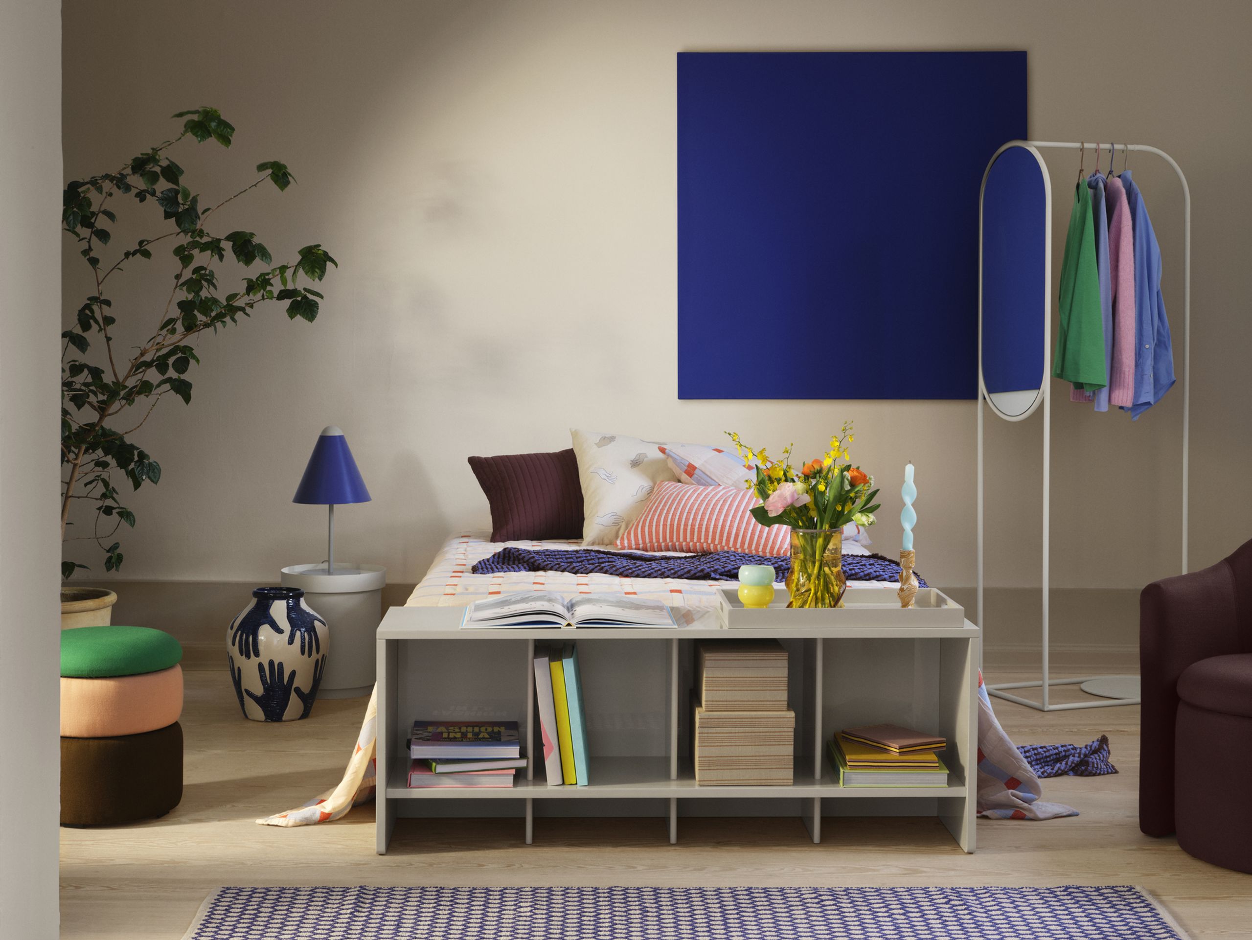 Broste CPH - Storage boxes - Cleo Box - Meerkat Brown/Rainy Day Grey