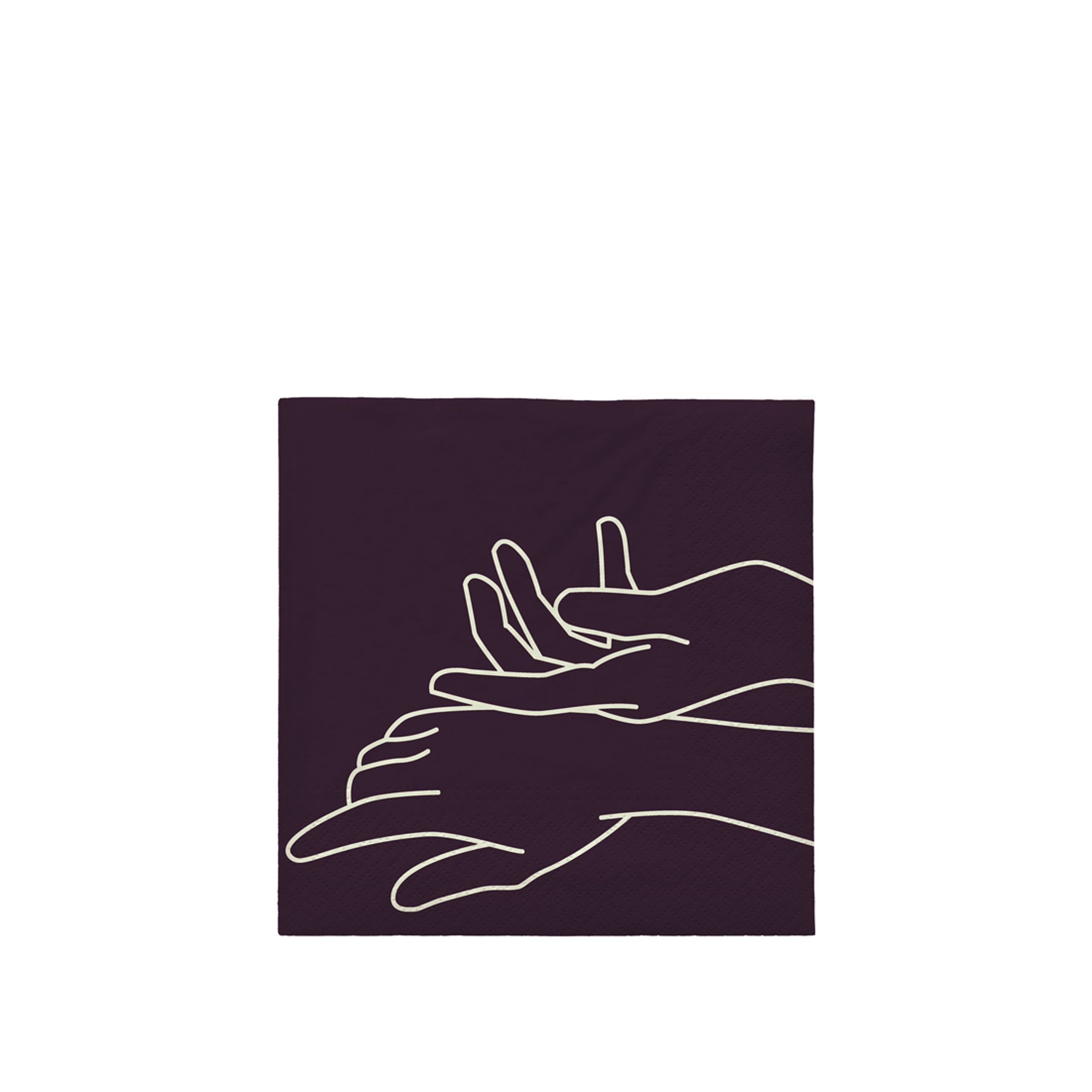 Broste CPH - Papierserviette - Touch Paper Napkin - Blackberry Purple