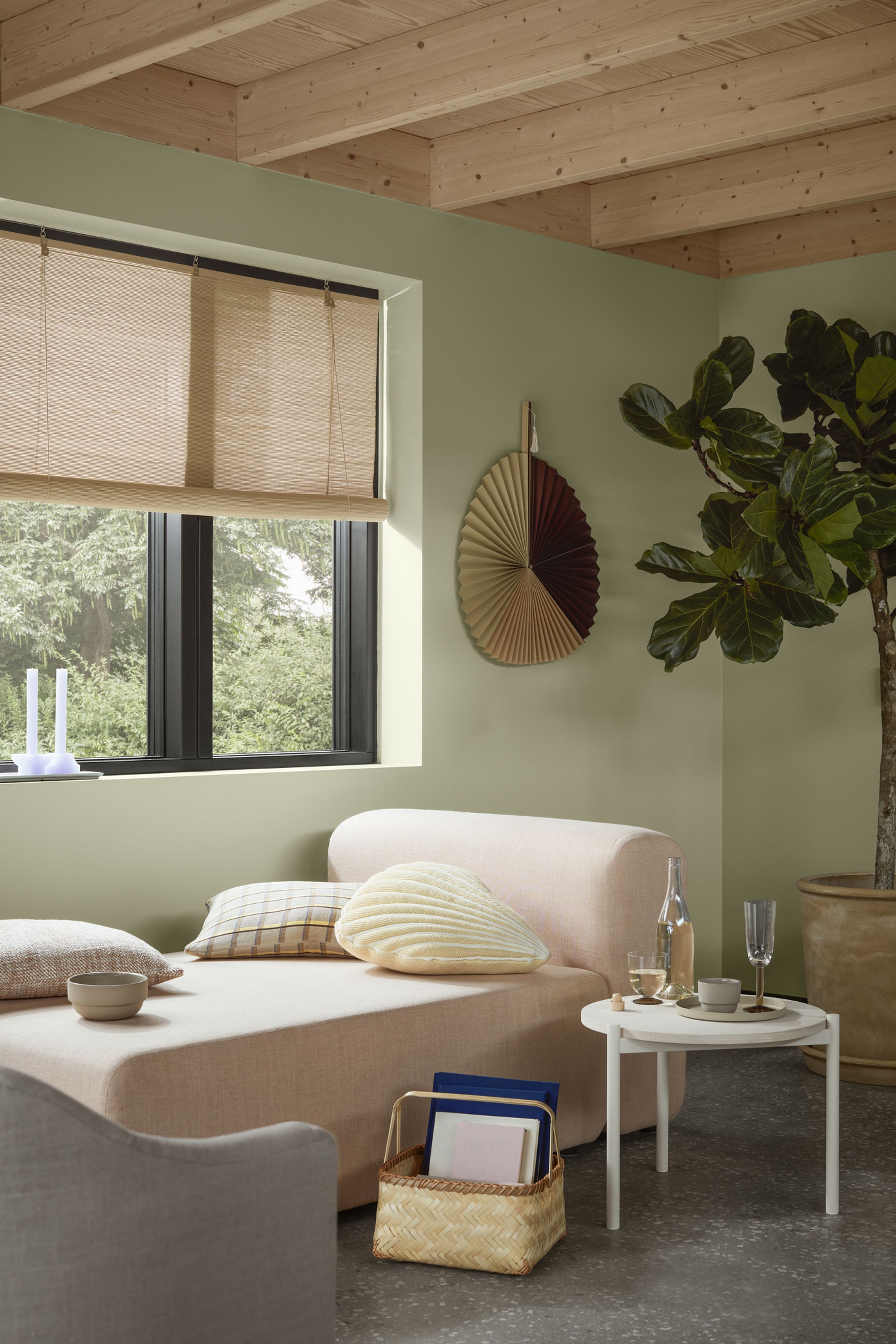 Broste CPH - Pude - Seashell Pude - Light Yellow