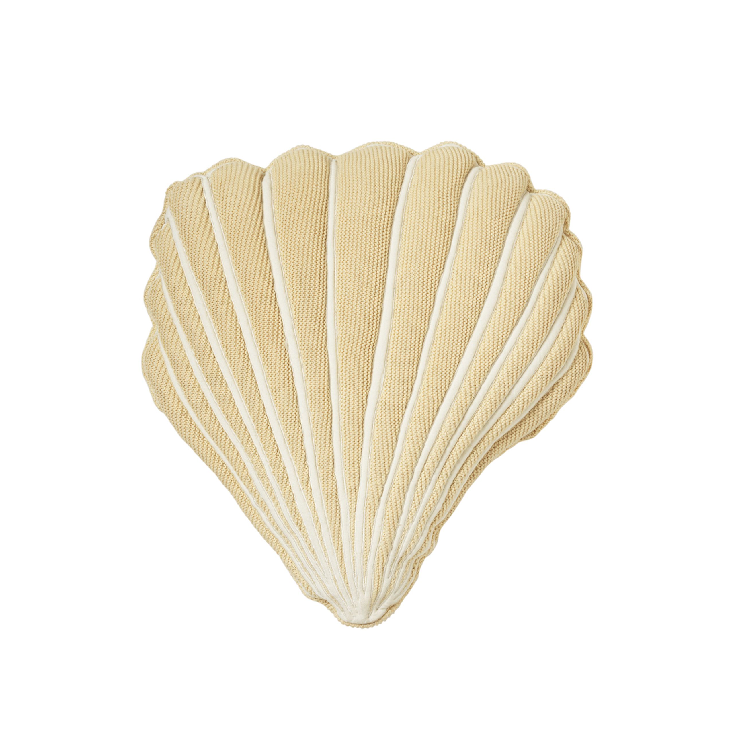 Broste CPH - Pude - Seashell Pude - Light Yellow