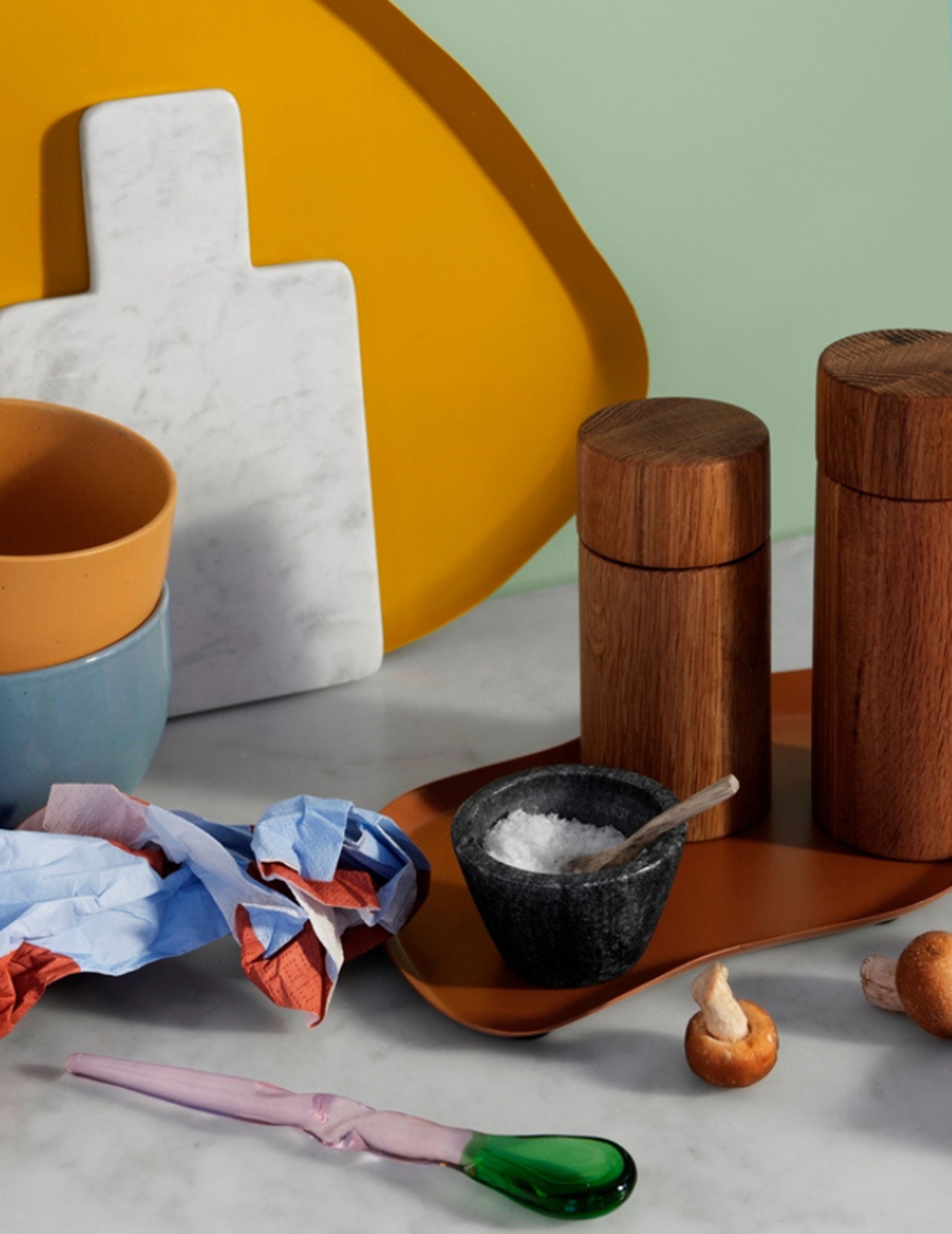 Broste CPH - Spoons - Teaspoon - Pink/Green