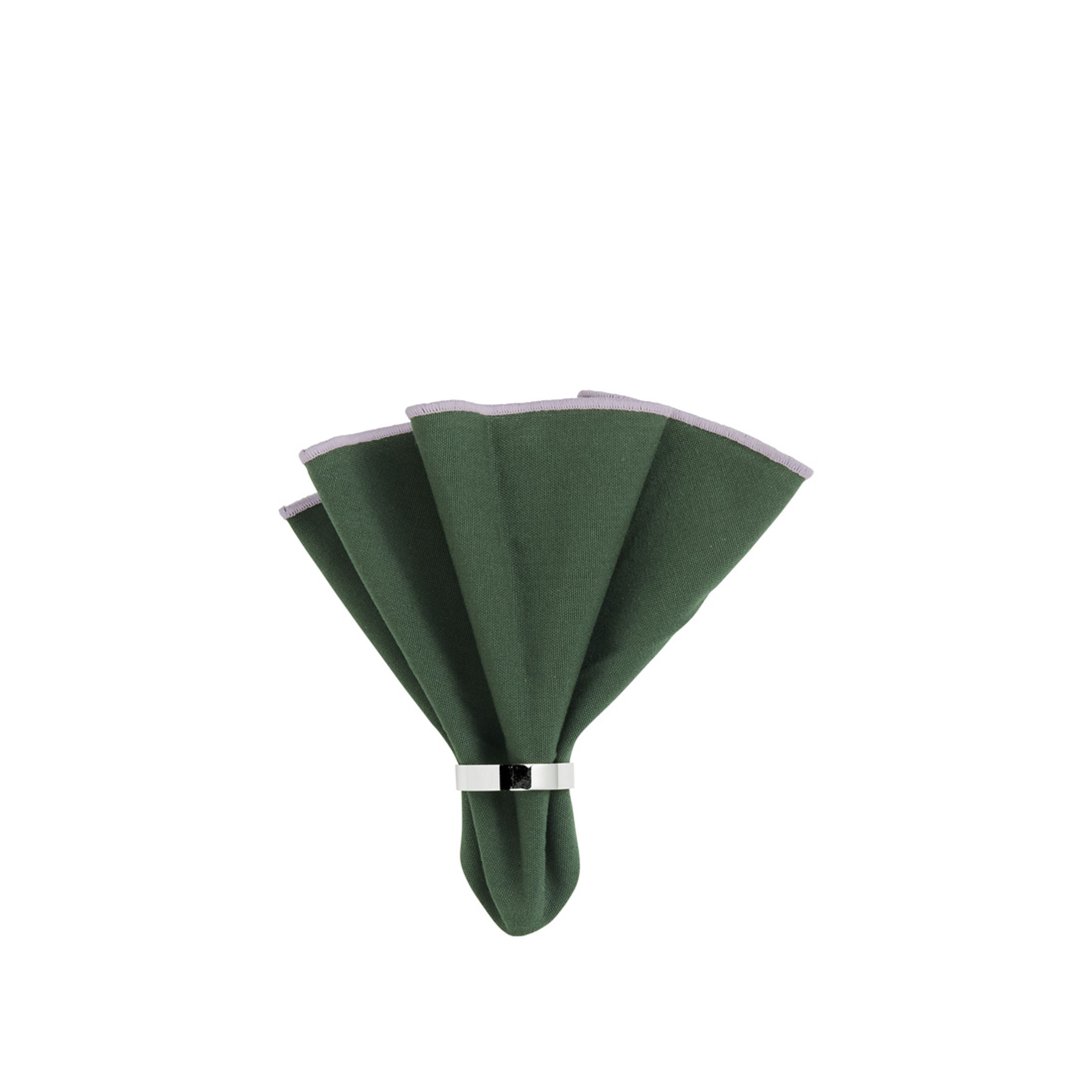 Broste CPH - Tovaglioli di stoffa - Wilhelmina Serviet - Forest Green