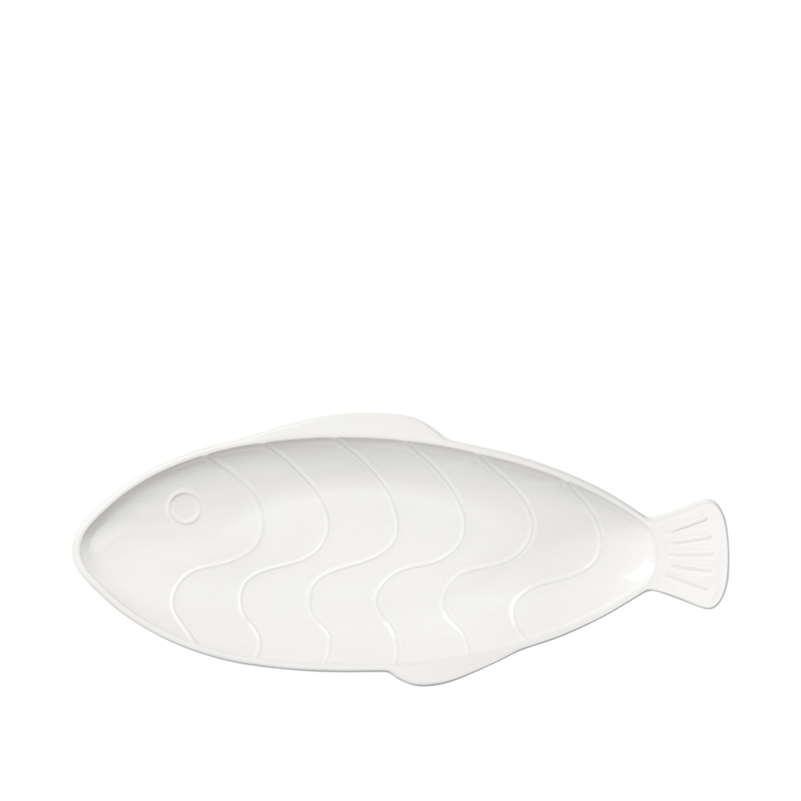 Broste CPH - Plate - Pesce Plate - White