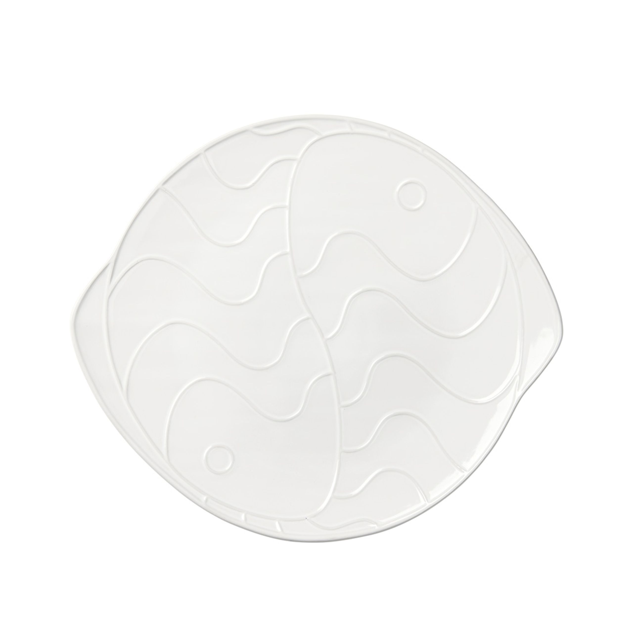 Broste CPH - Plate - Pesce Plate - White