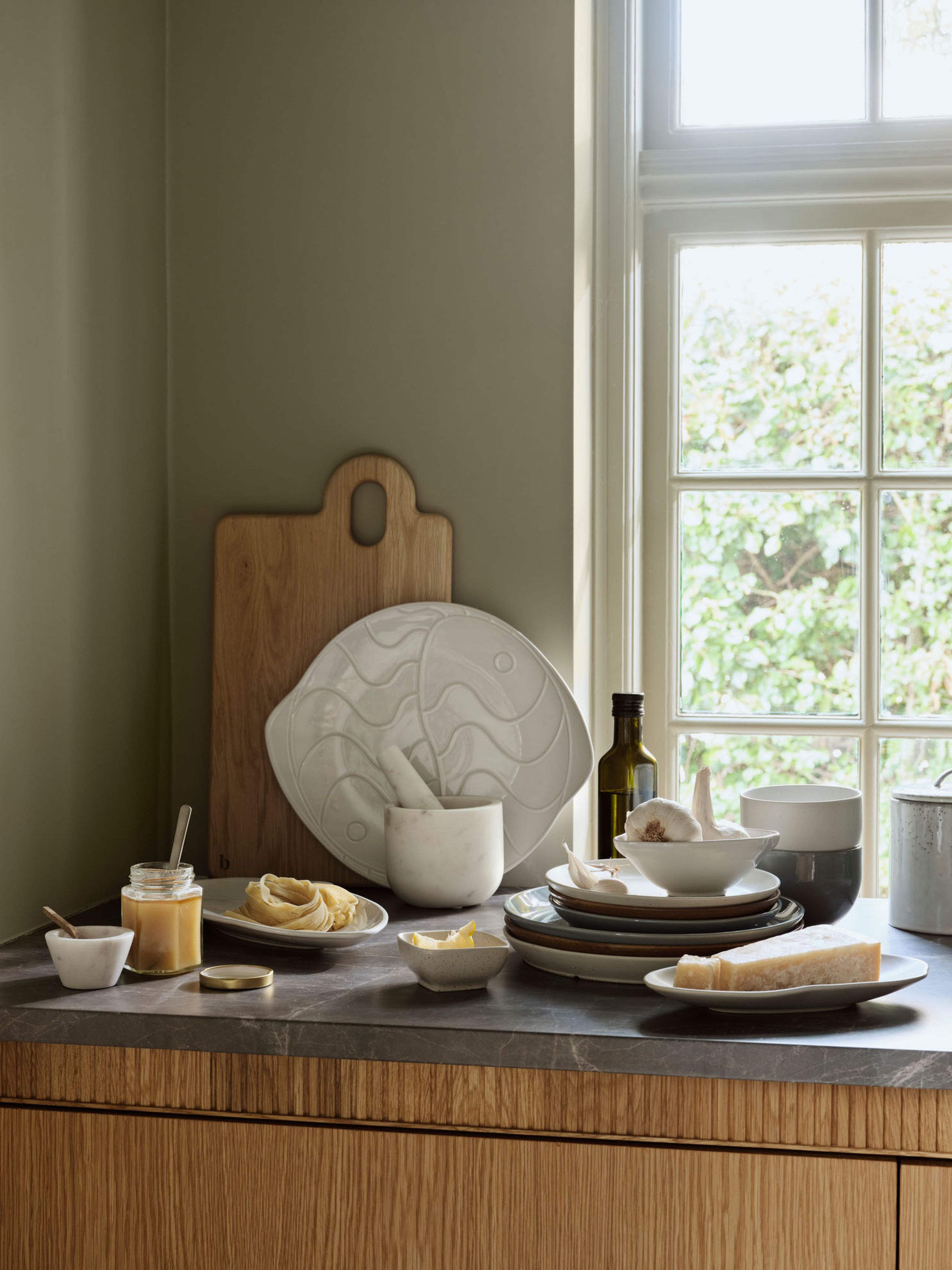 Broste CPH - Plate - Pesce Plate - White