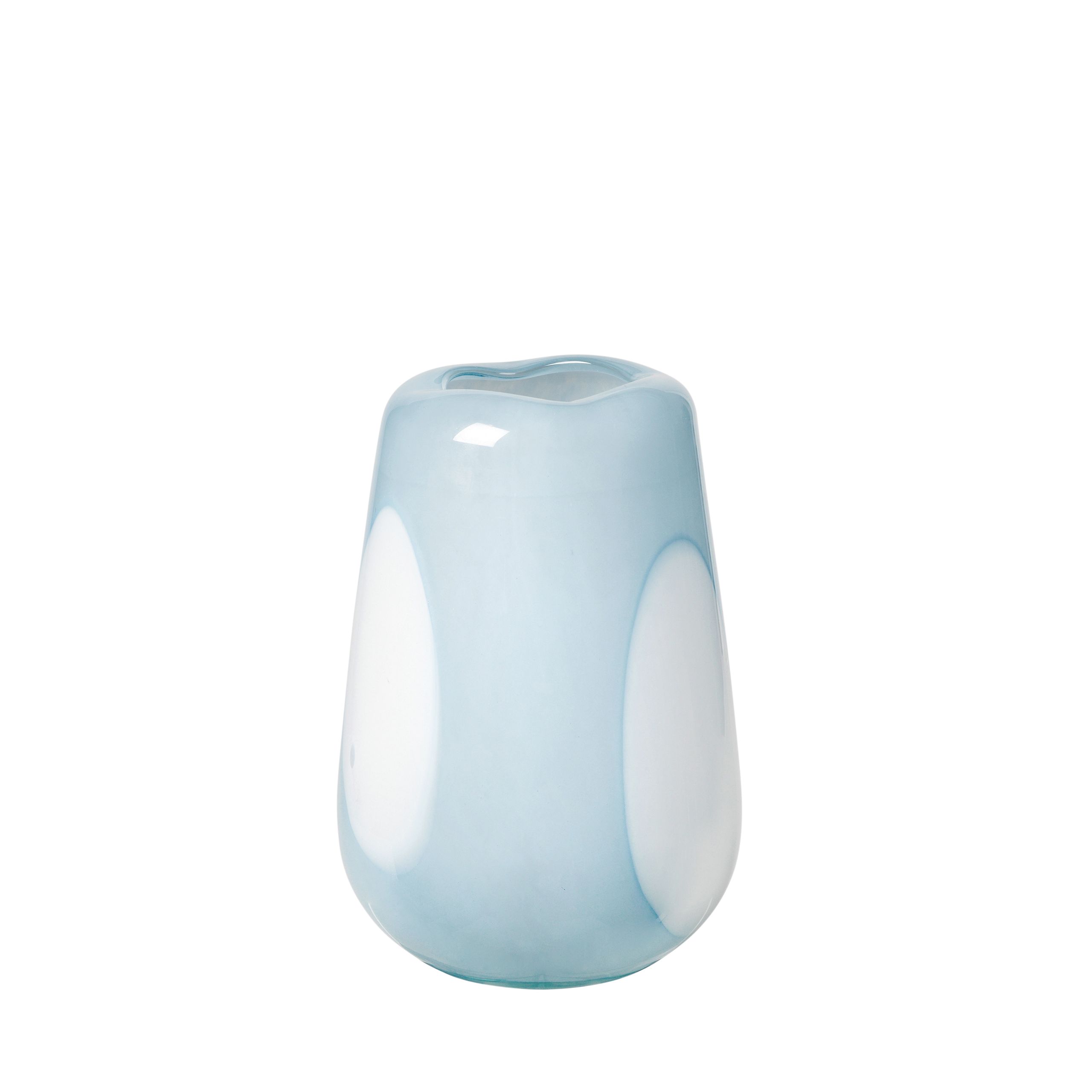 Broste CPH - Vase - Ada dot - Glas plein air light blue small