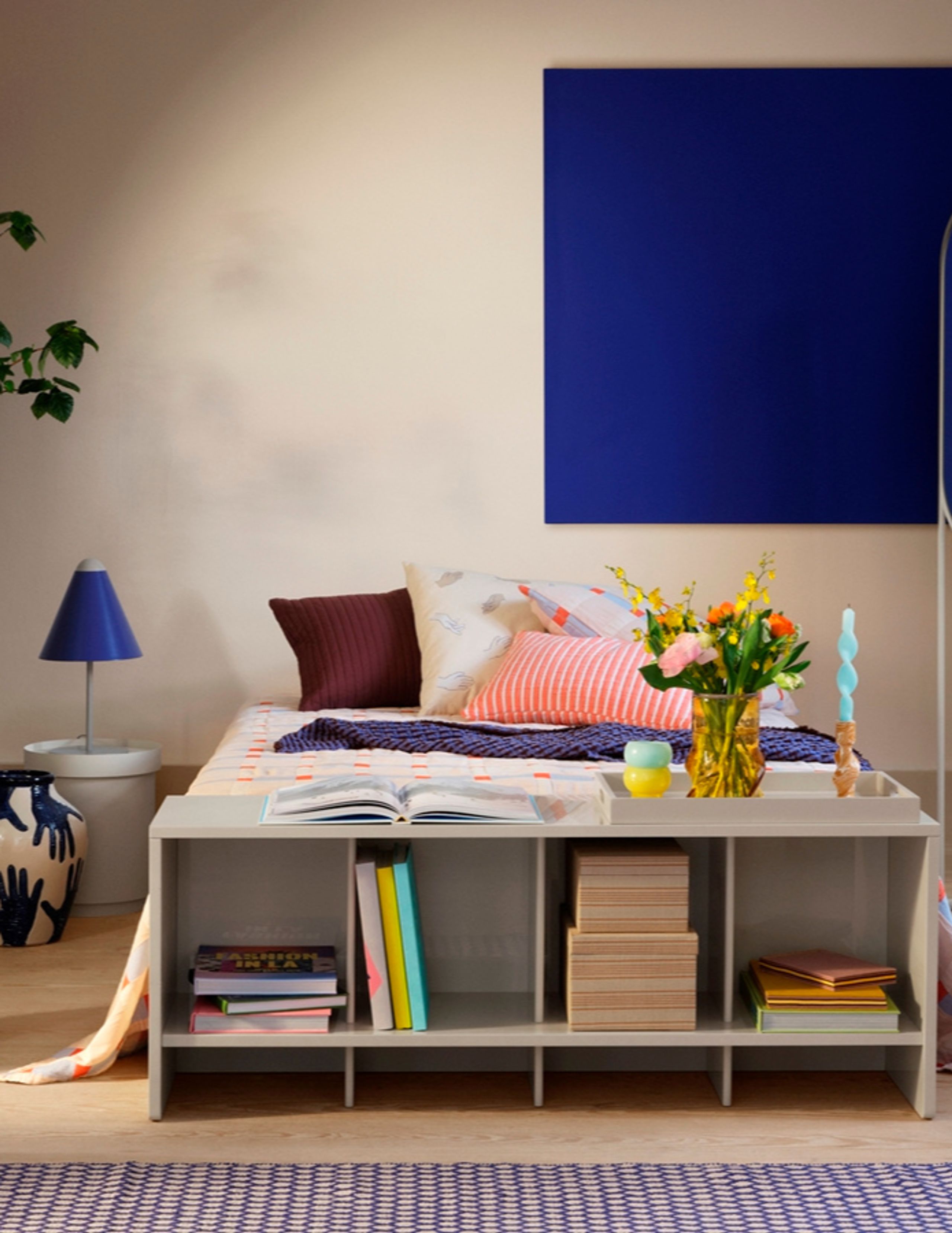 Broste CPH - Vase - Vase 'Ellen' Mundblæst Glas - Harvest Gold/Light Purple