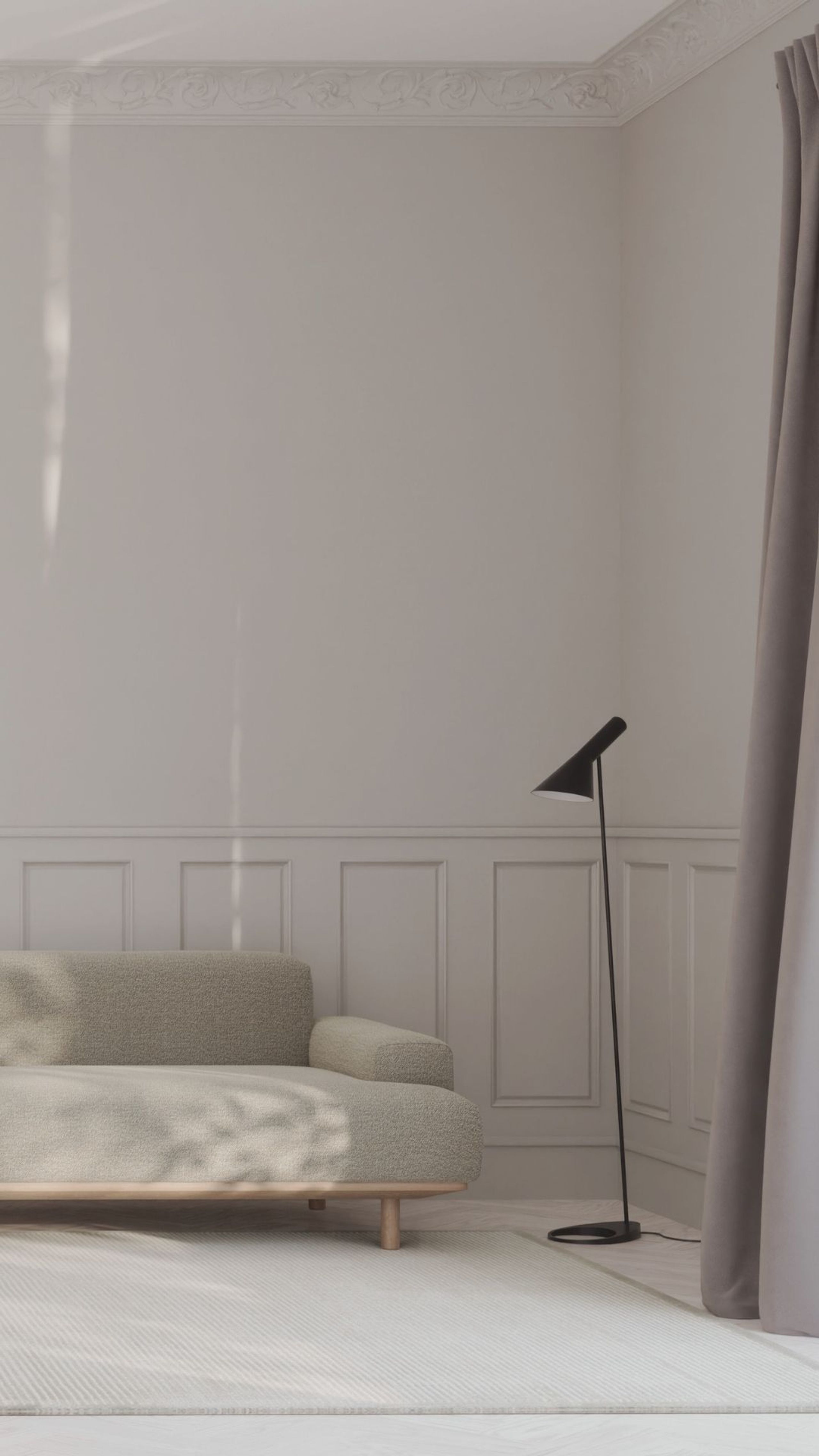 Bruunmunch - 2 Person Sofa - Reason Sofa 2,5-seater - Crush 50 - Oiled oak frame