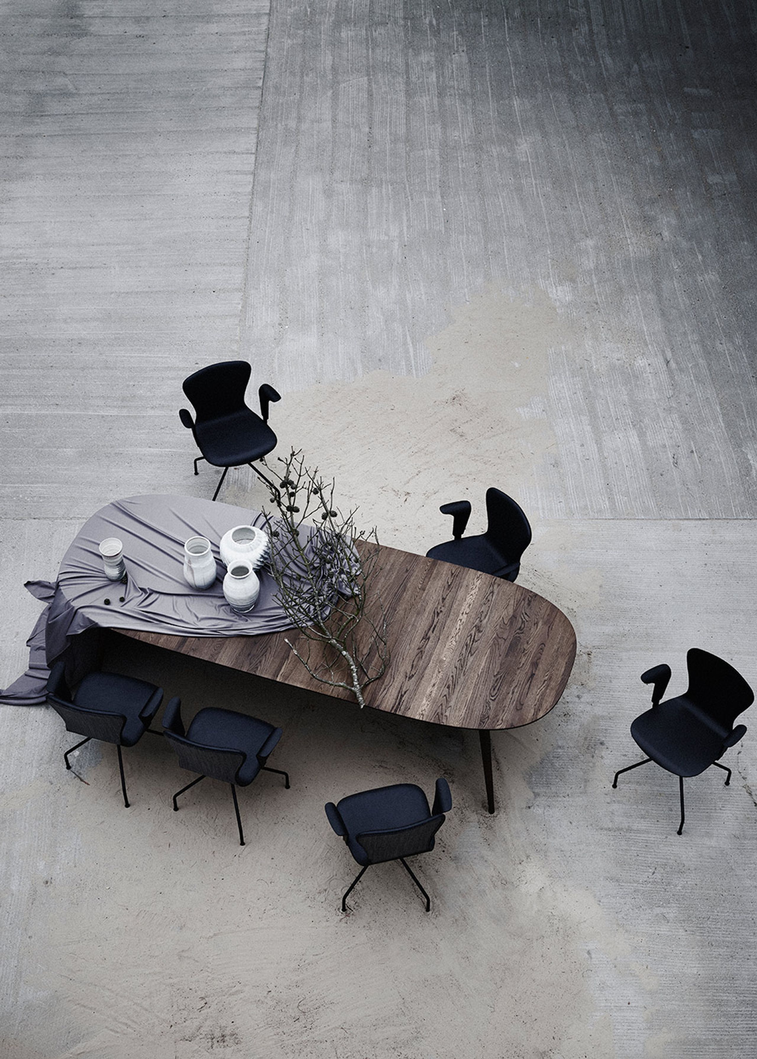 Bruunmunch - Conseil d'administration - PLAYdinner Lamé - Oak, natural oil - Without extension