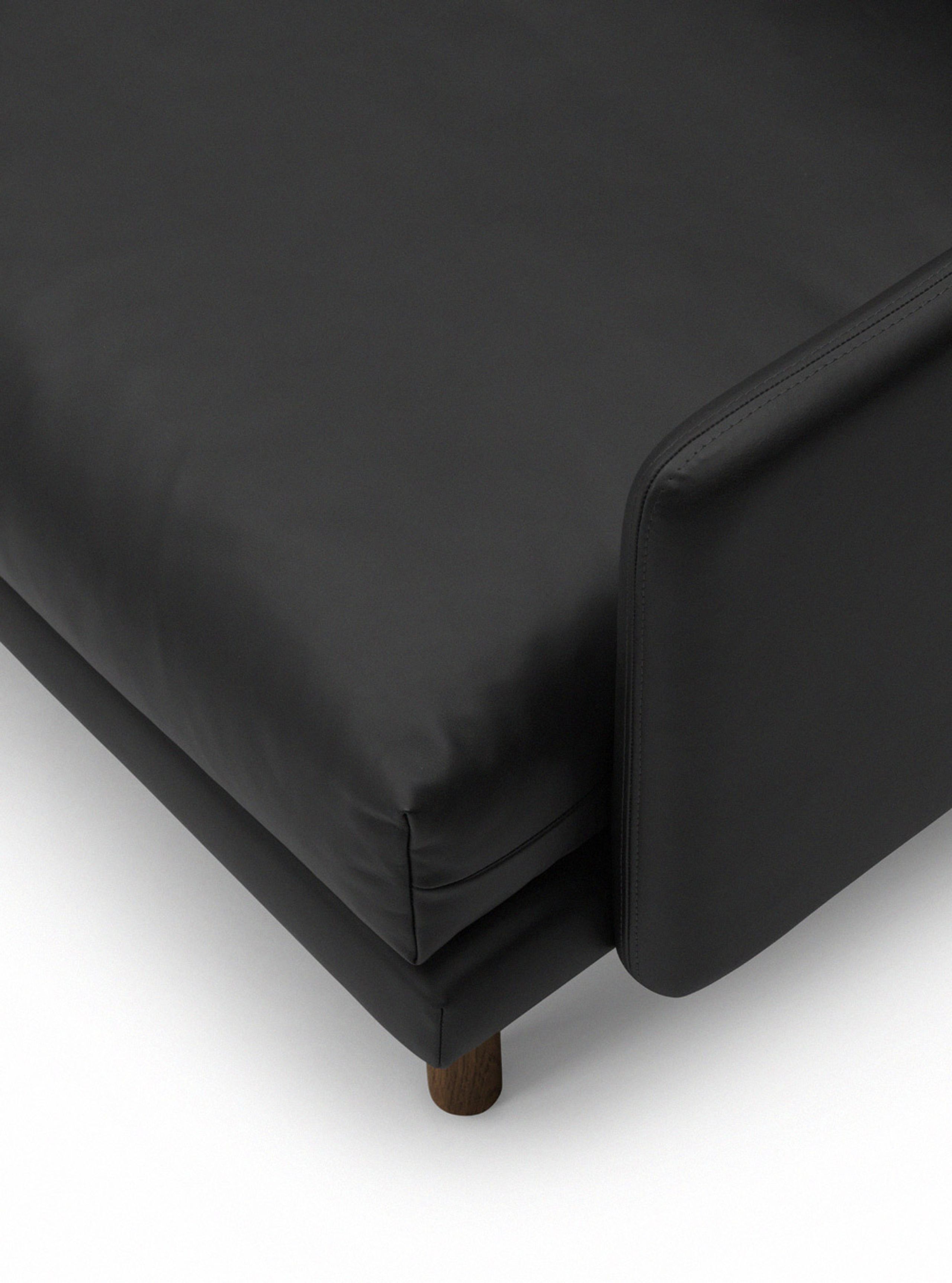 Bruunmunch - Couch - EMO Sofa / 3 seater - Black Anilin Leather