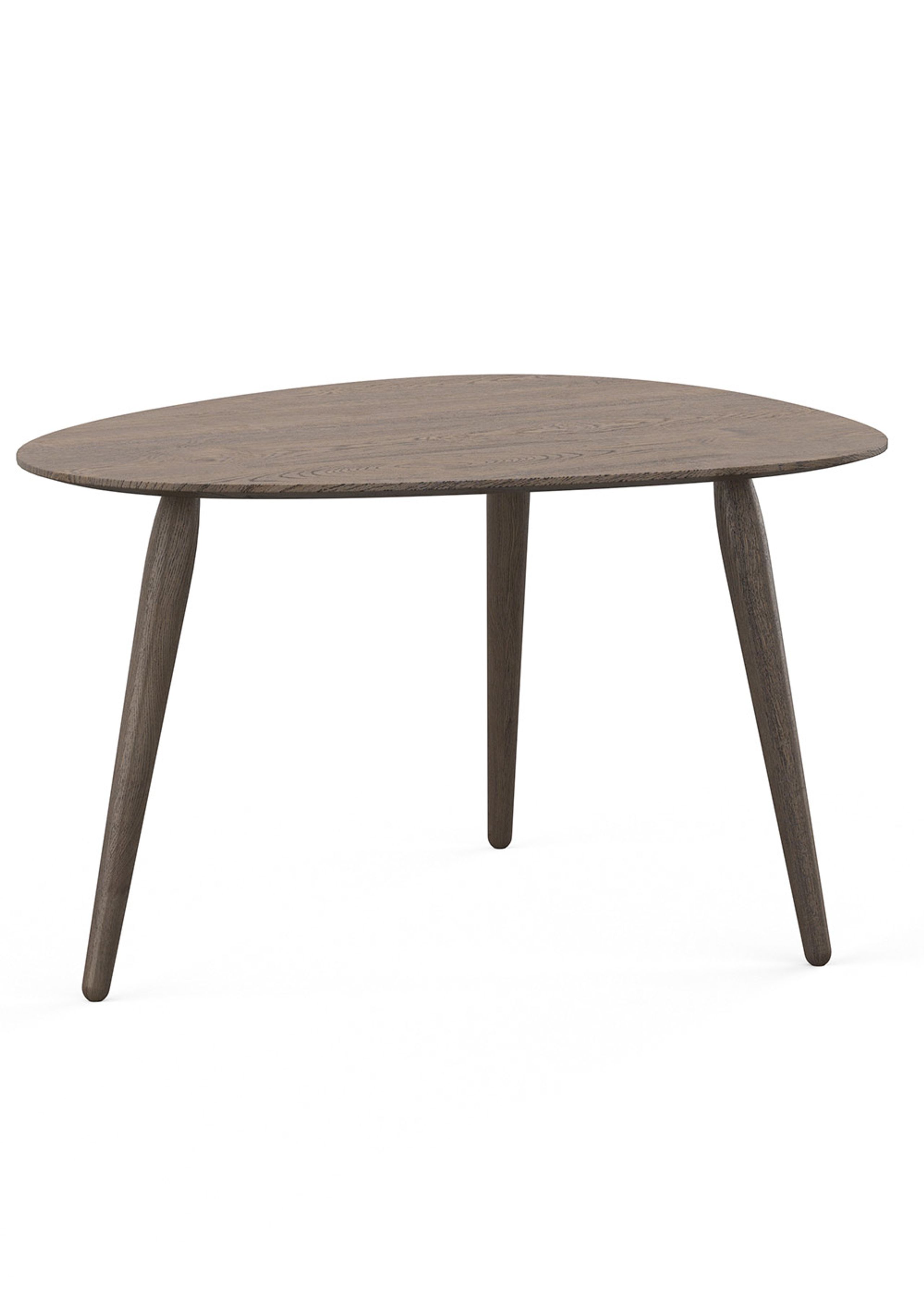 Bruunmunch - Soffbord - PLAYtrioval - Oak, smoked L68