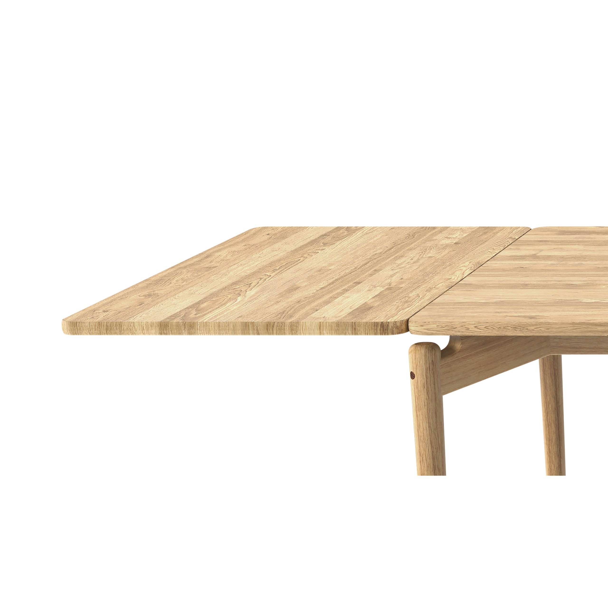 Bruunmunch - Dining Table - PURE Dining Table - Oak, White oil L140