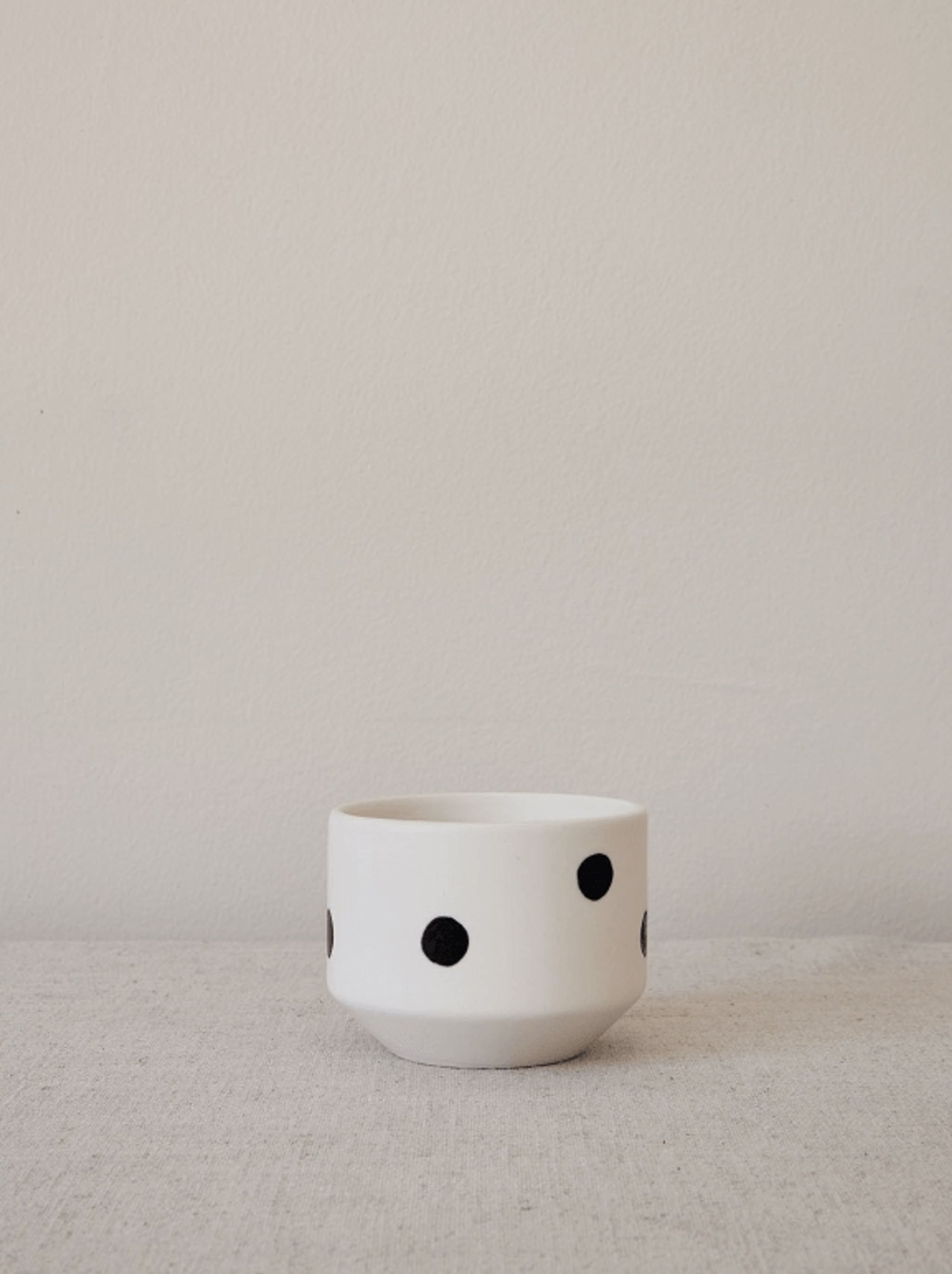Burnt and Glazed - Tasse - Low cup - Big dot