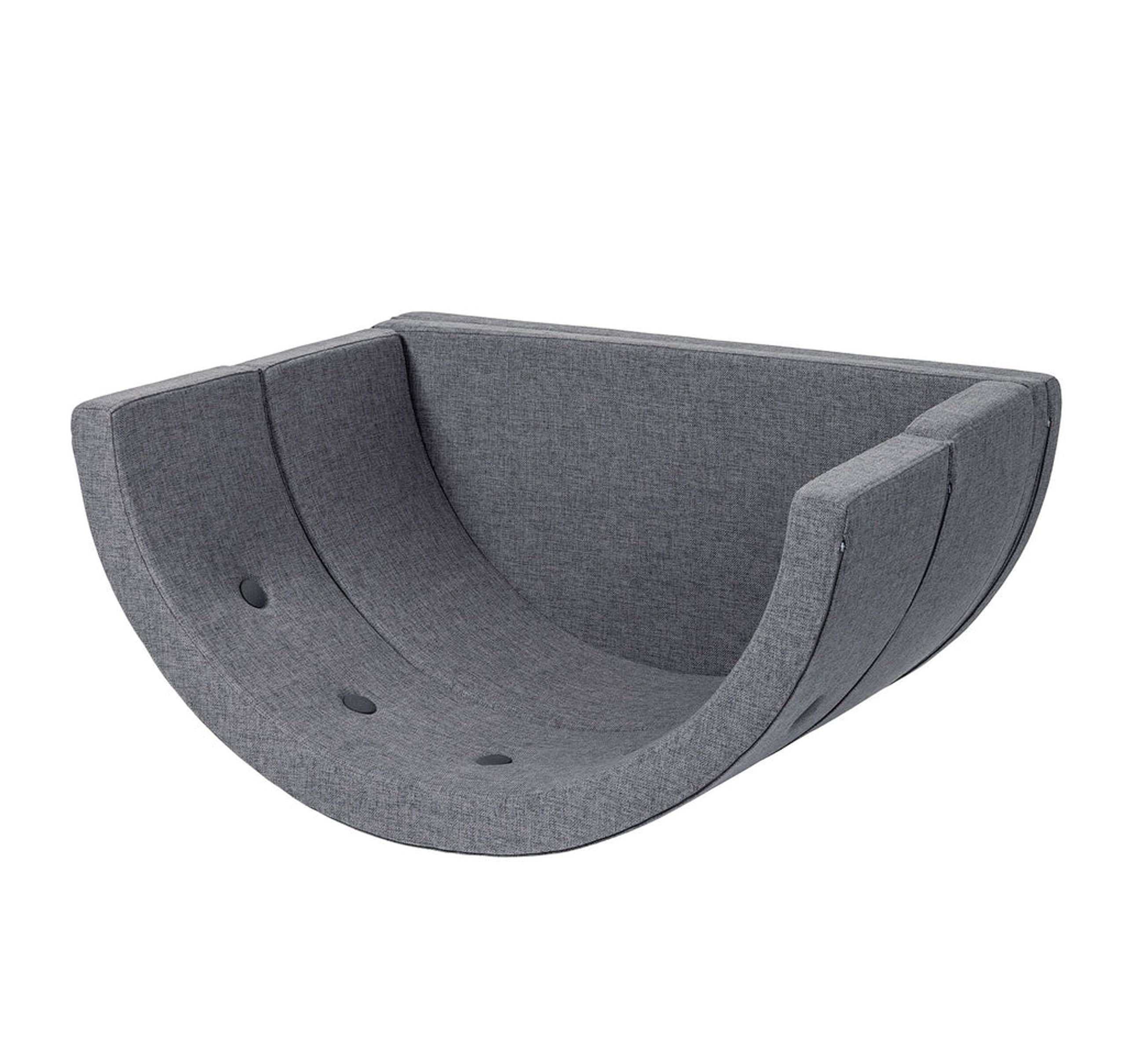 By KlipKlap - Divano per bambini - KK Play Fold – Circle - BLUE GREY W. GREY