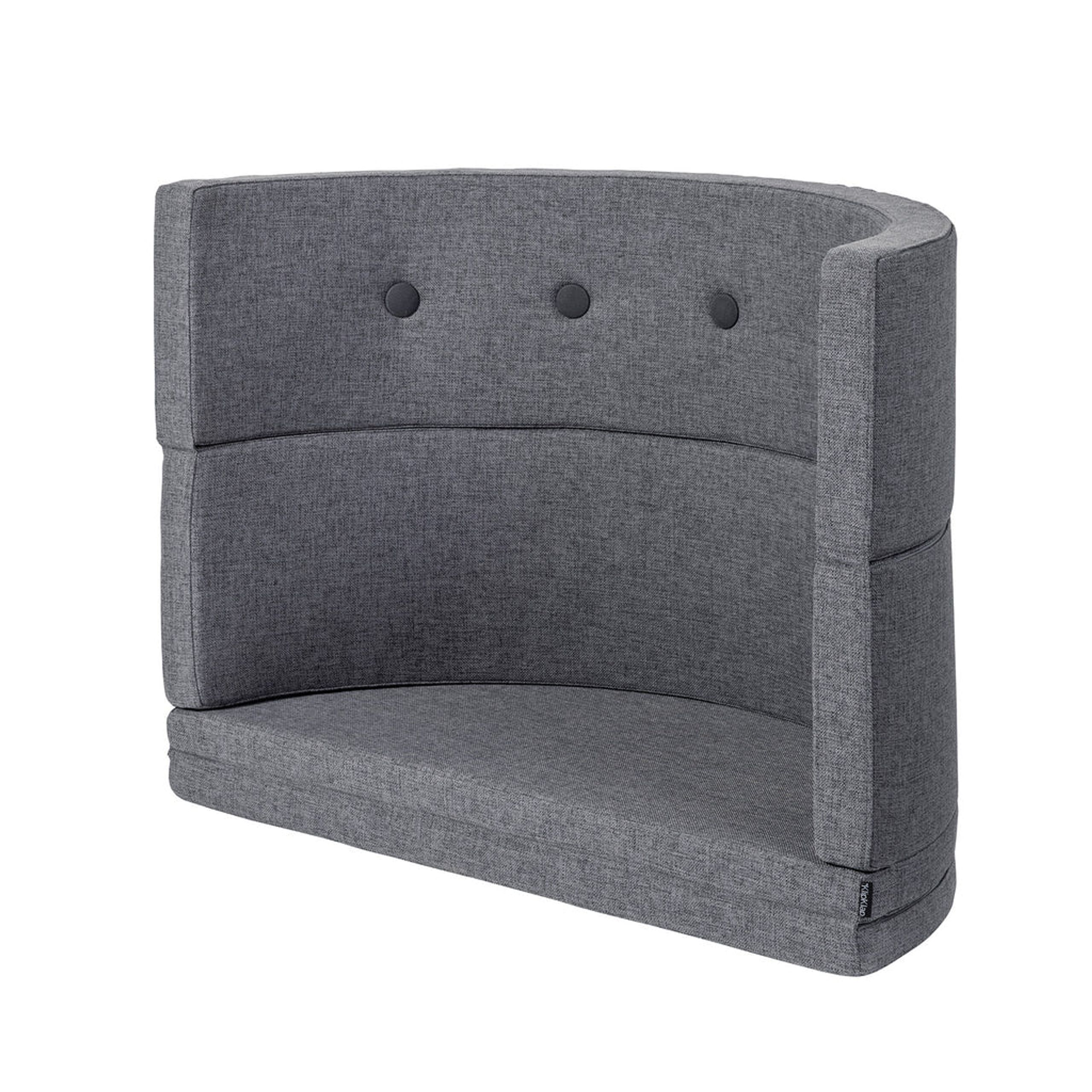 By KlipKlap - Divano per bambini - KK Play Fold – Circle - BLUE GREY W. GREY