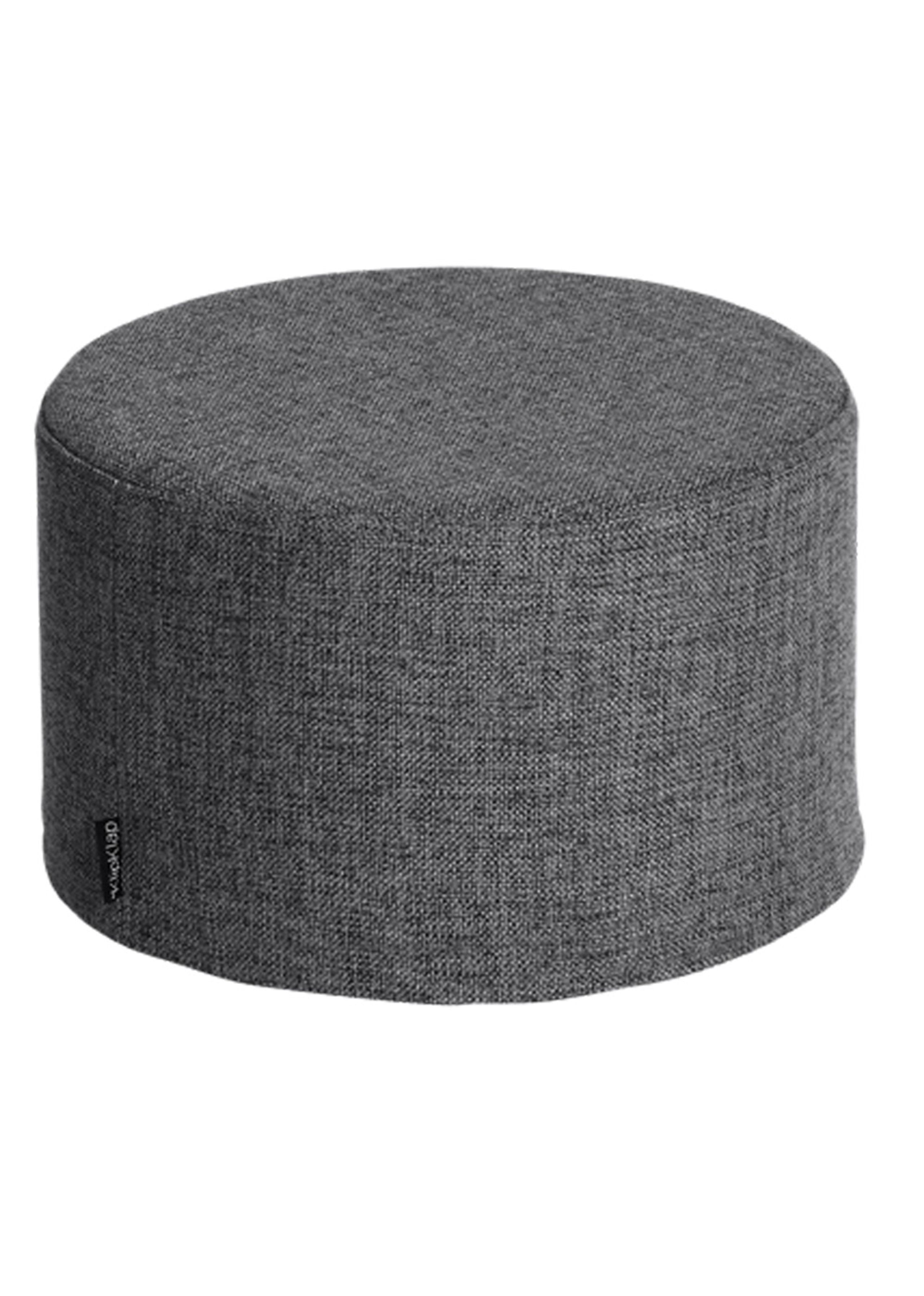 By Klipklap Build & Bounce - Pouf pour enfants - Build & Bounce - Circle - Blue Grey