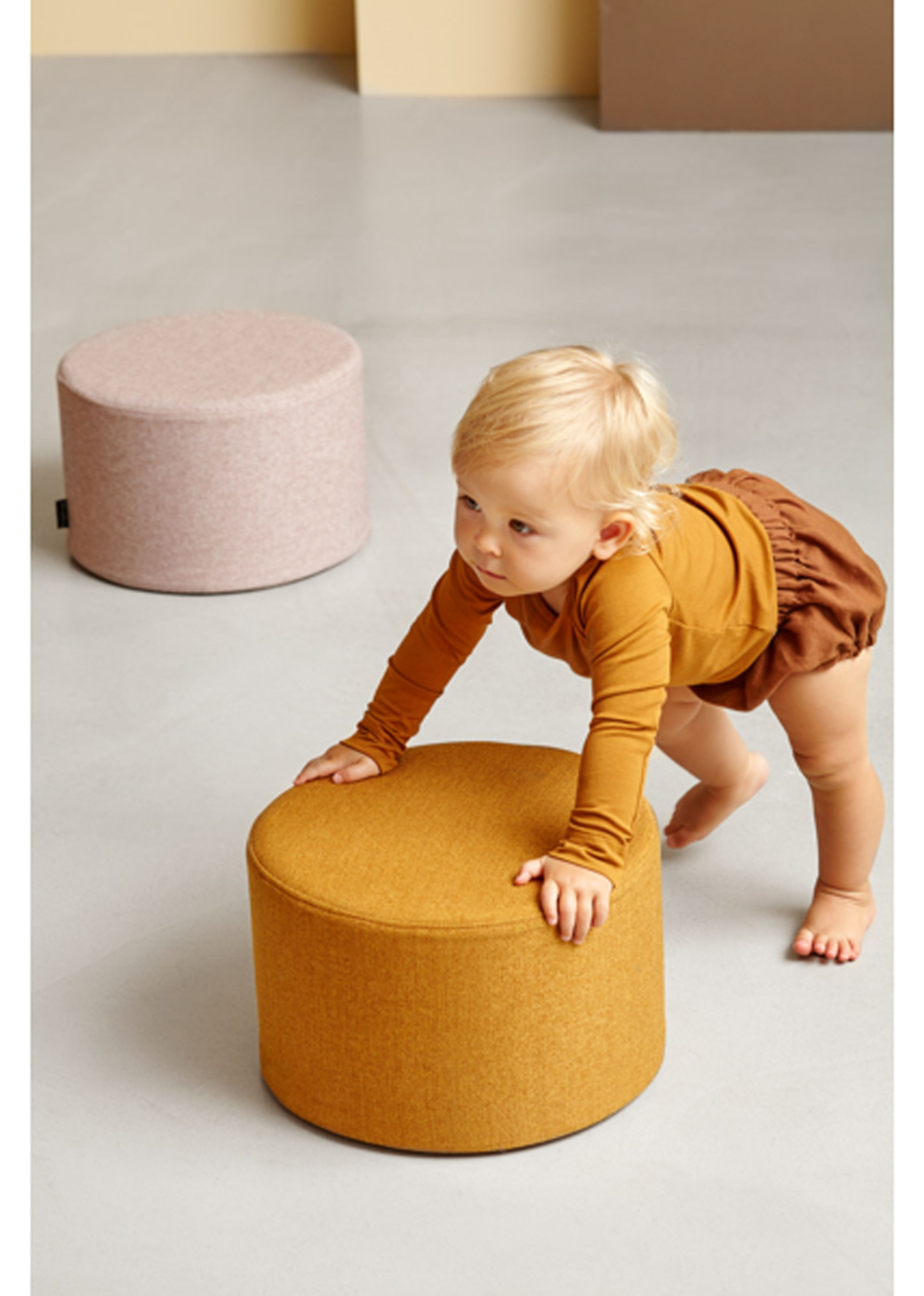 By Klipklap Build & Bounce - - Build & Bounce - Circle - Mustard