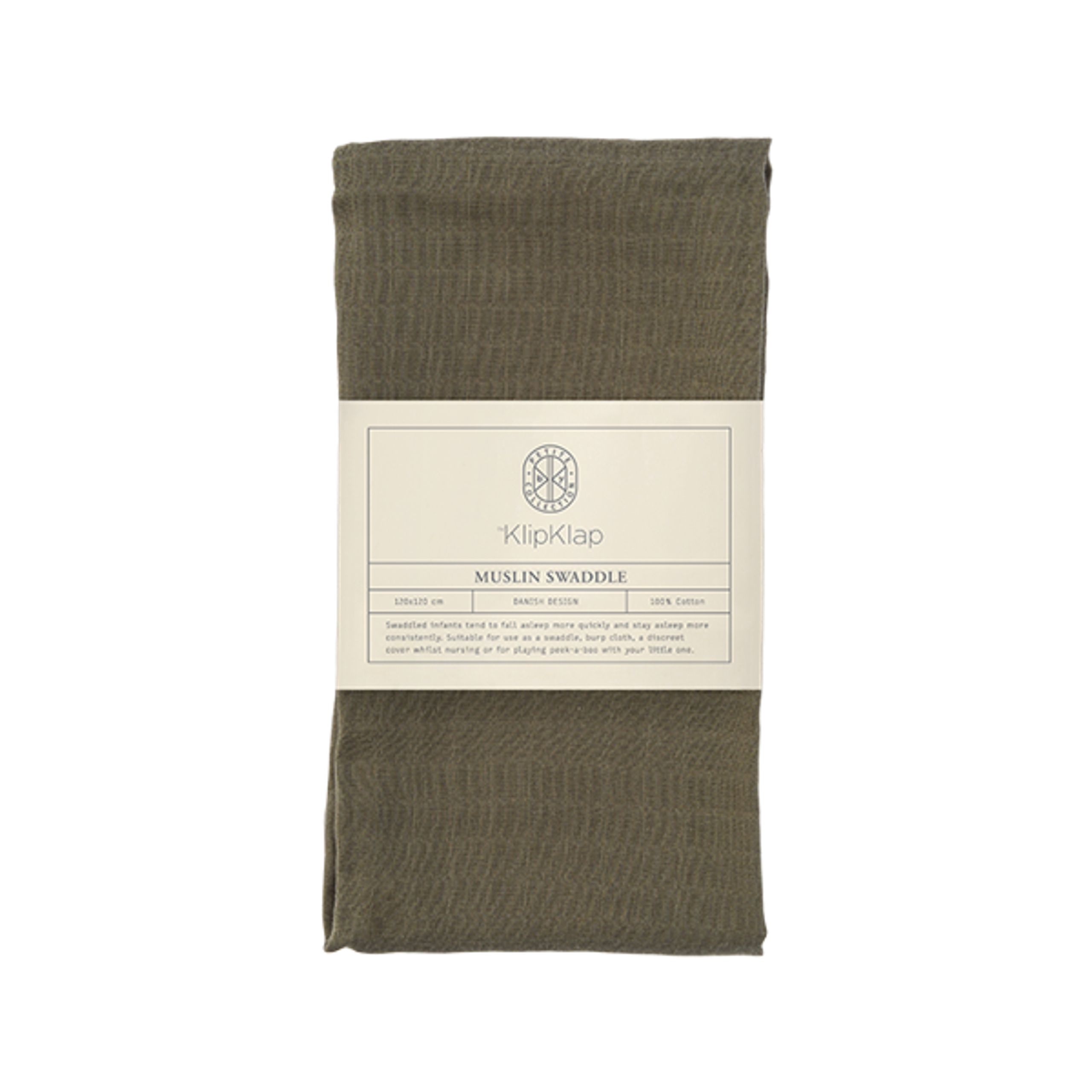 By KlipKlap - - Petit Collection svøb - Army Green