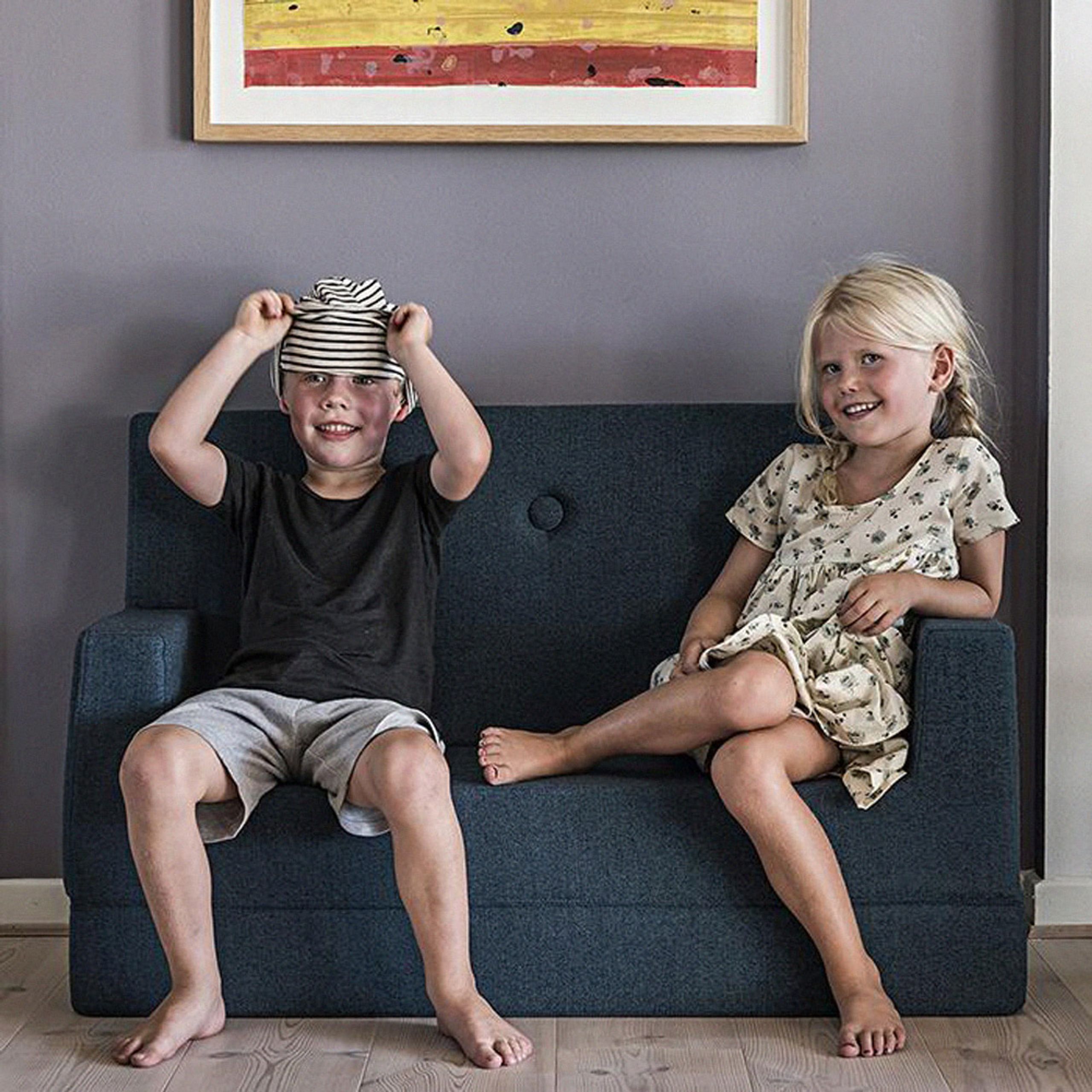 By KlipKlap - Divano - KK Kids Sofa - Beige w/ Sand