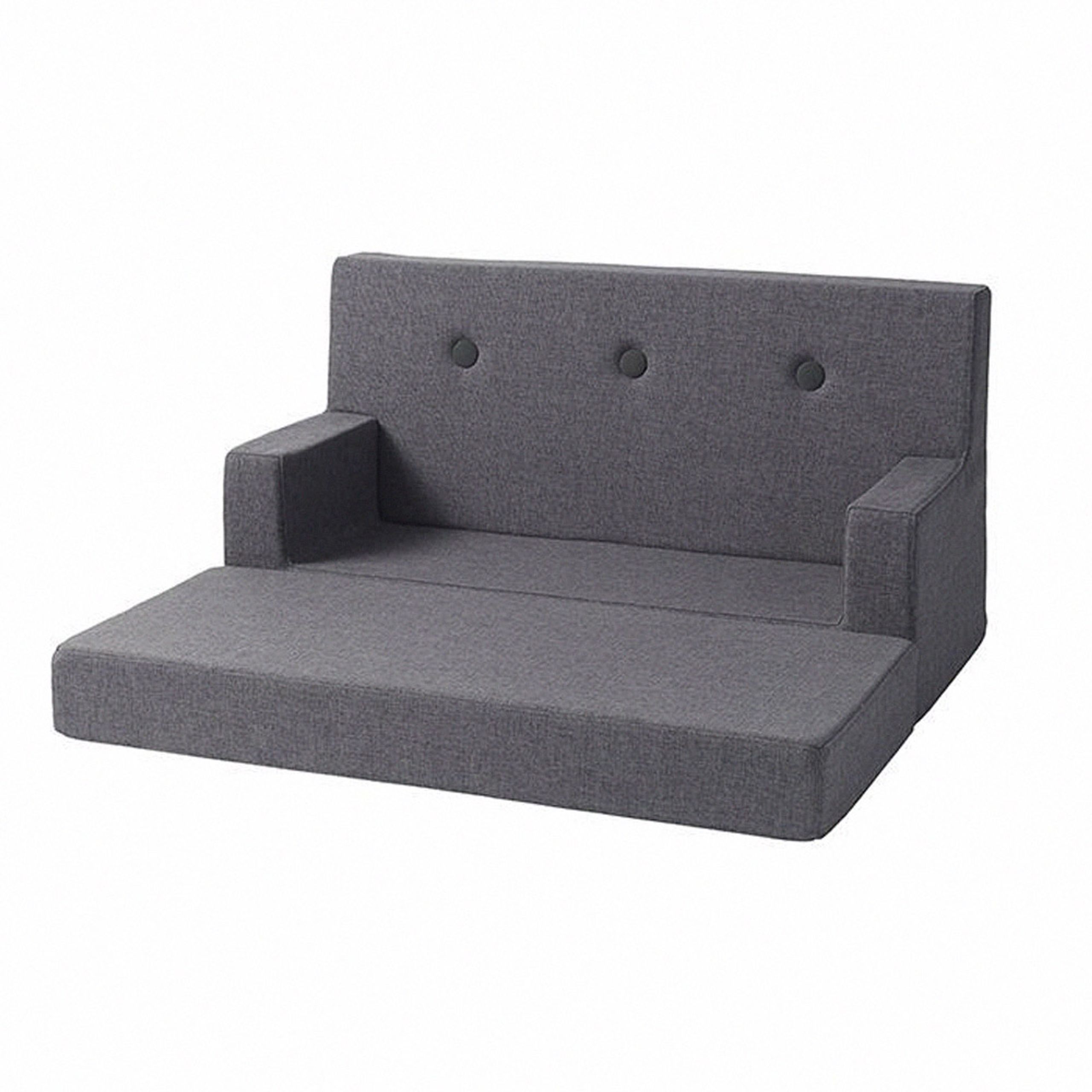 By KlipKlap - Sofa - KK Kids Sofa - Blue Grey w/ Grey