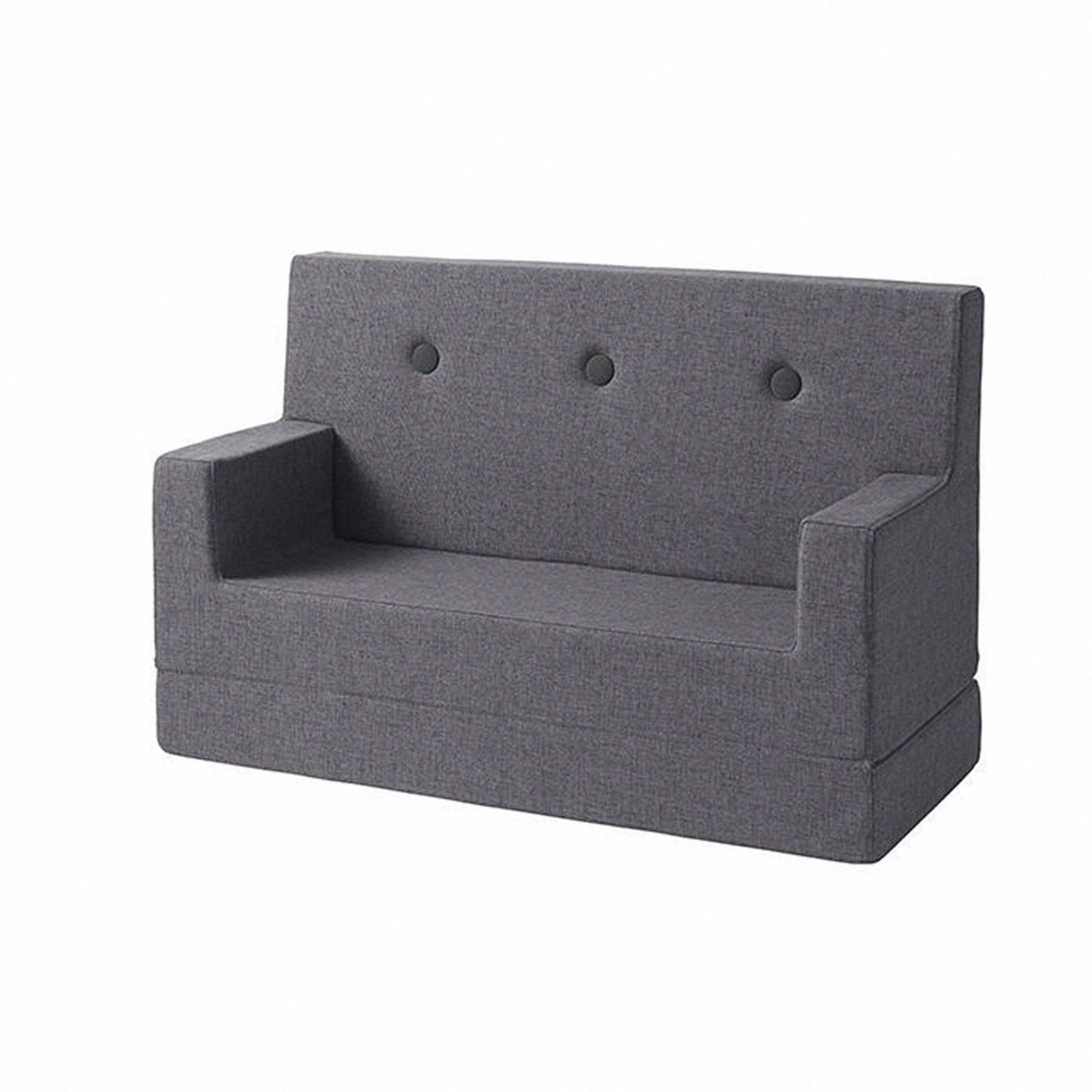 By KlipKlap - Sofa - KK Kids Sofa - Blue Grey w/ Grey