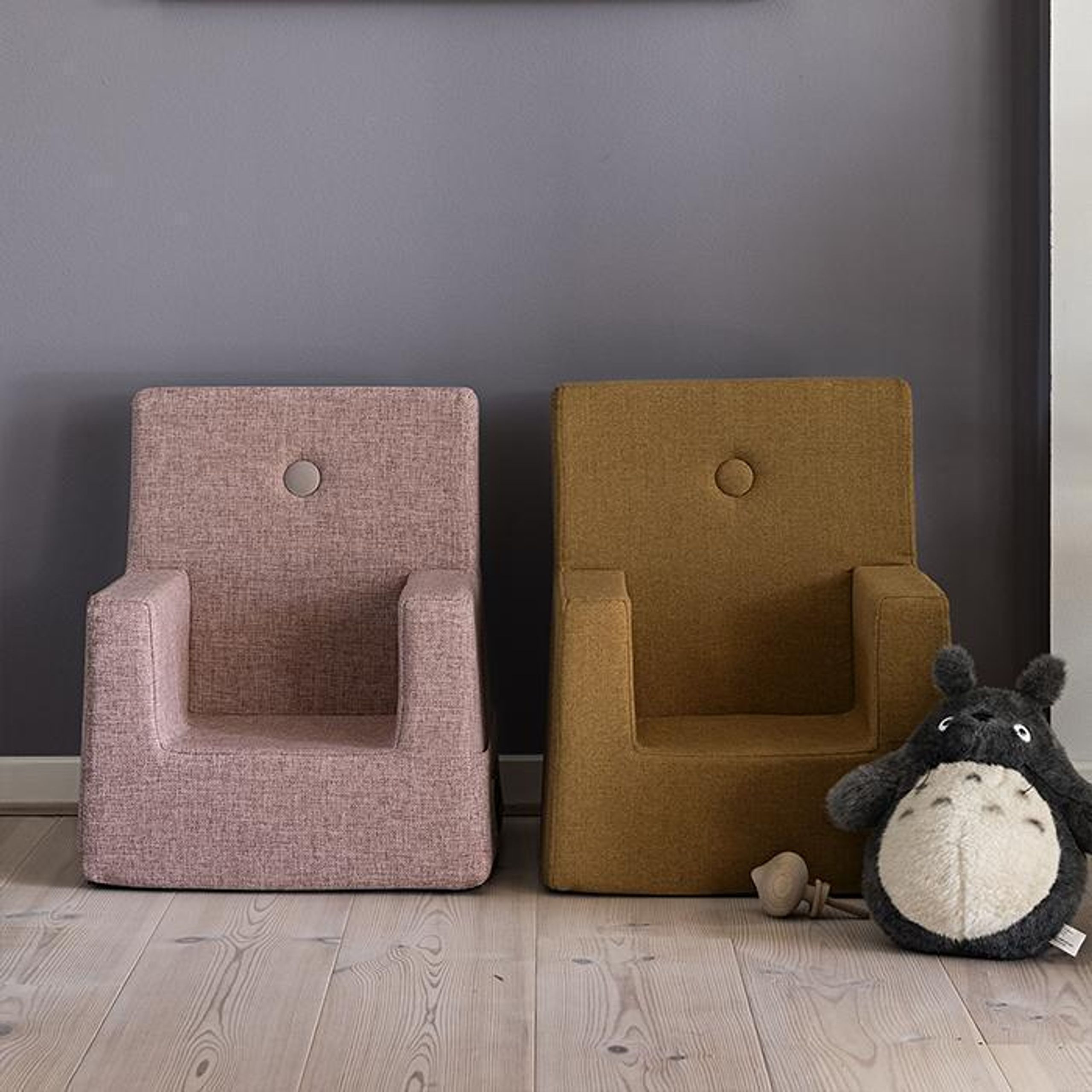 By KlipKlap - Chair - KK Kids Chair - Multi Grey w/ Grey