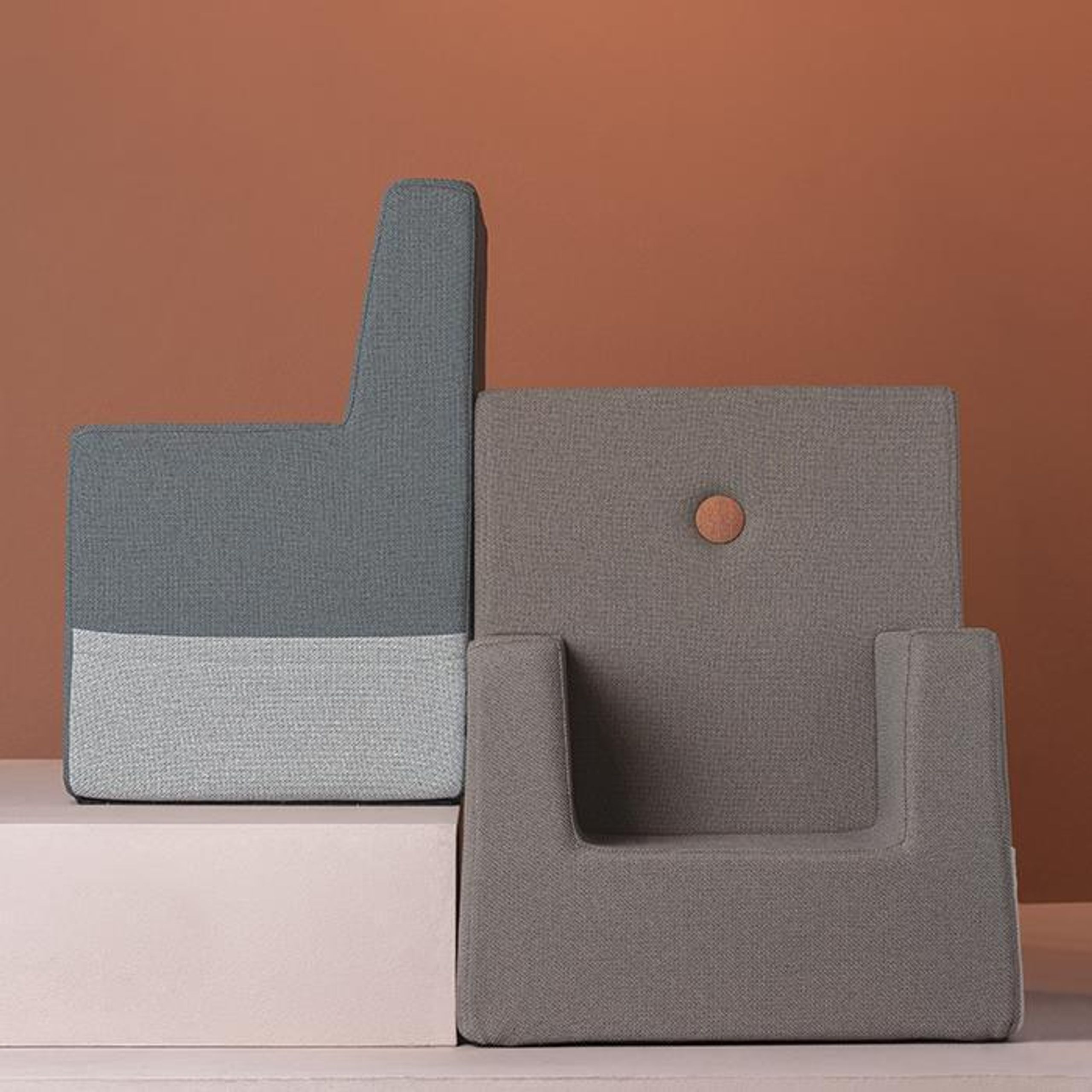 By KlipKlap - Stuhl - KK Kids Chair XL - Beige w/ Sand