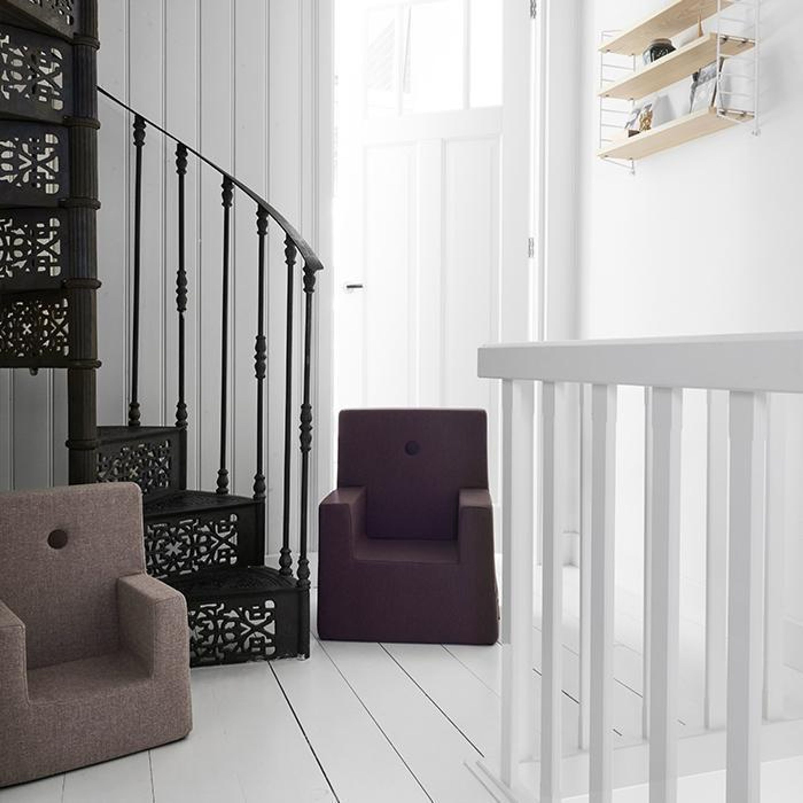 By KlipKlap - Stuhl - KK Kids Chair XL - Soft Rose w/ Rose