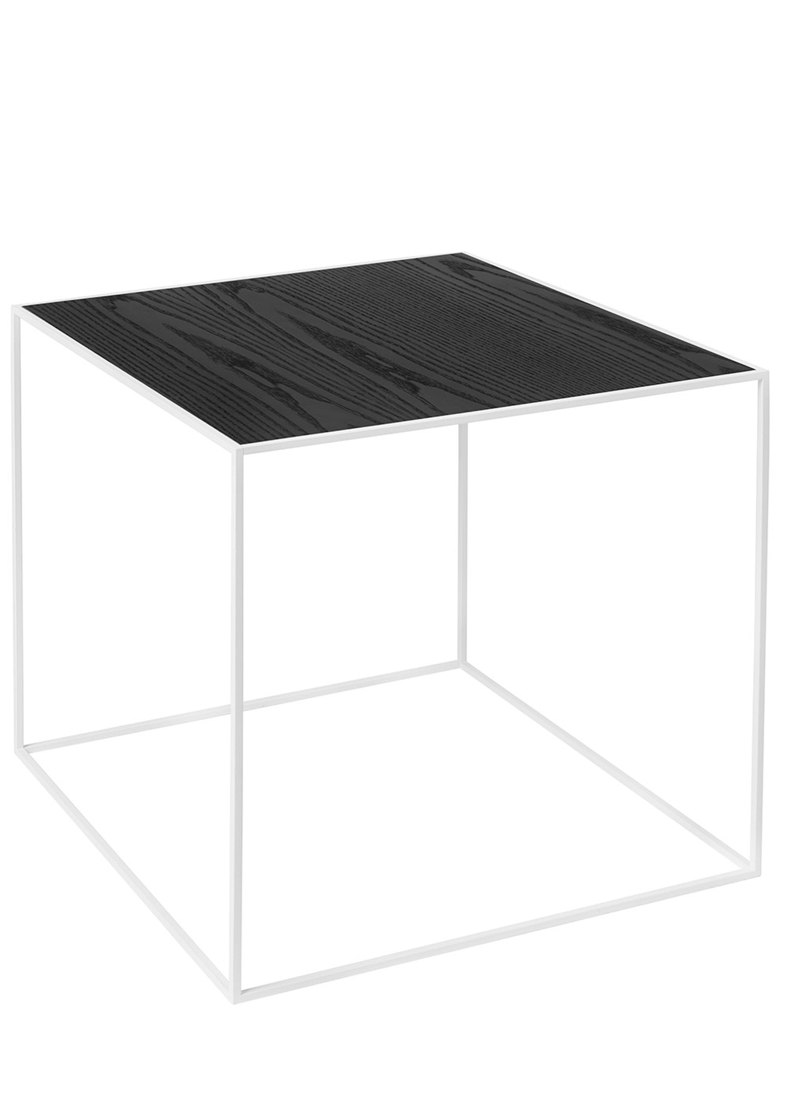 By Lassen - Bord - Twin 42 Table - Kobber/Sort Med Hvid Base