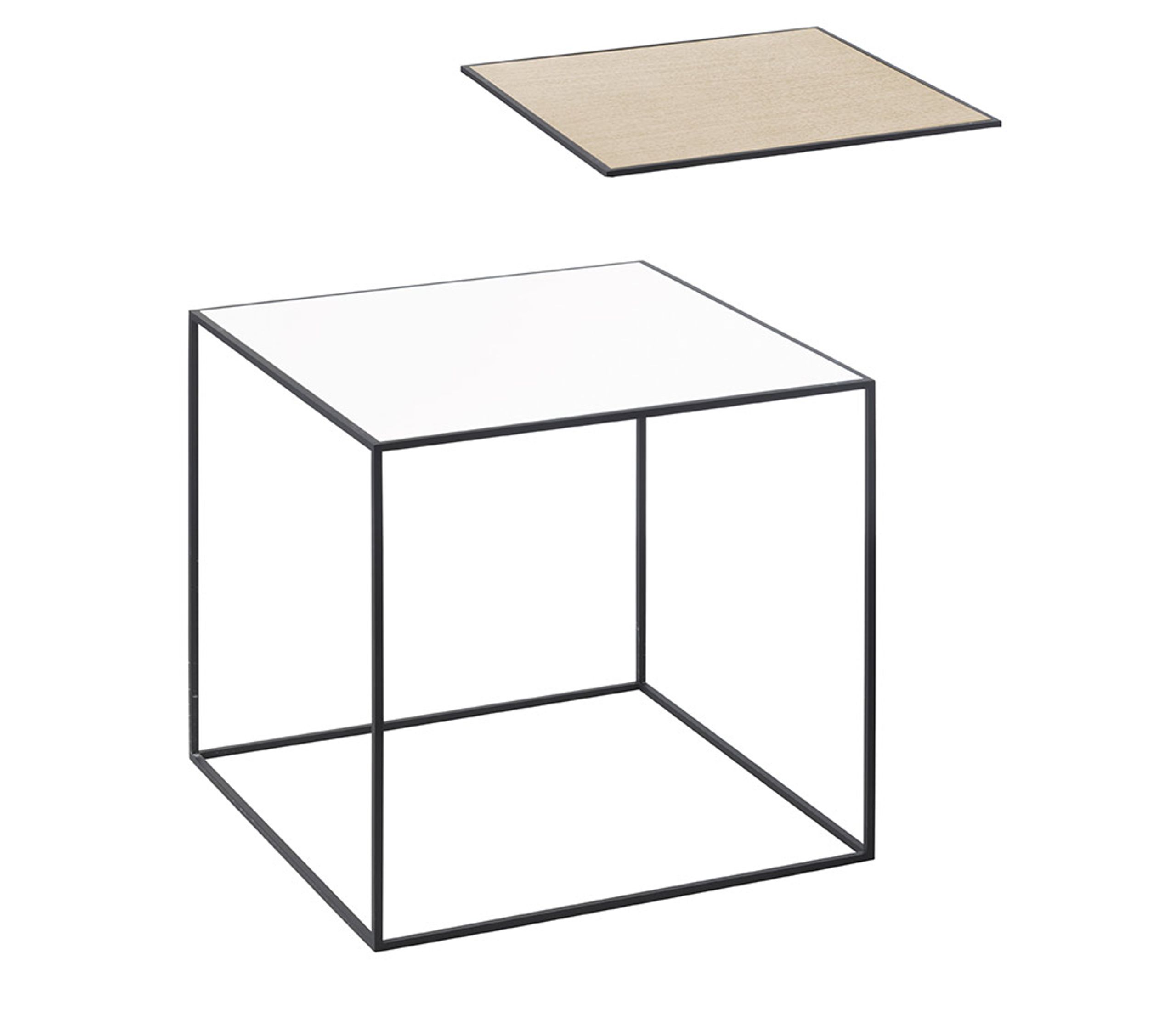 By Lassen - Bord - Twin Bordplader - Eg / Hvid - Twin 35