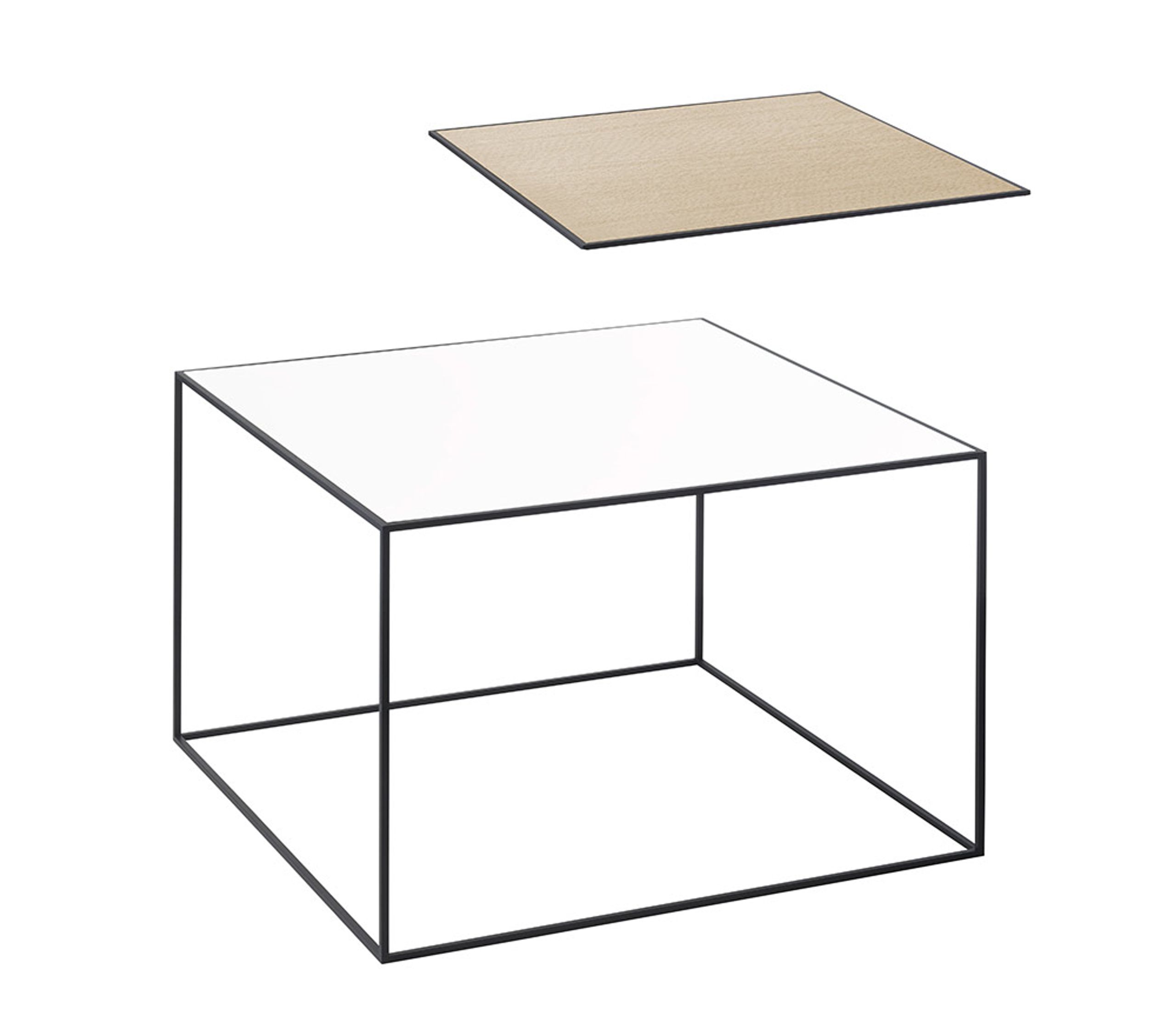 By Lassen - Bord - Twin Bordplader - Hvid / Eg - Twin 49