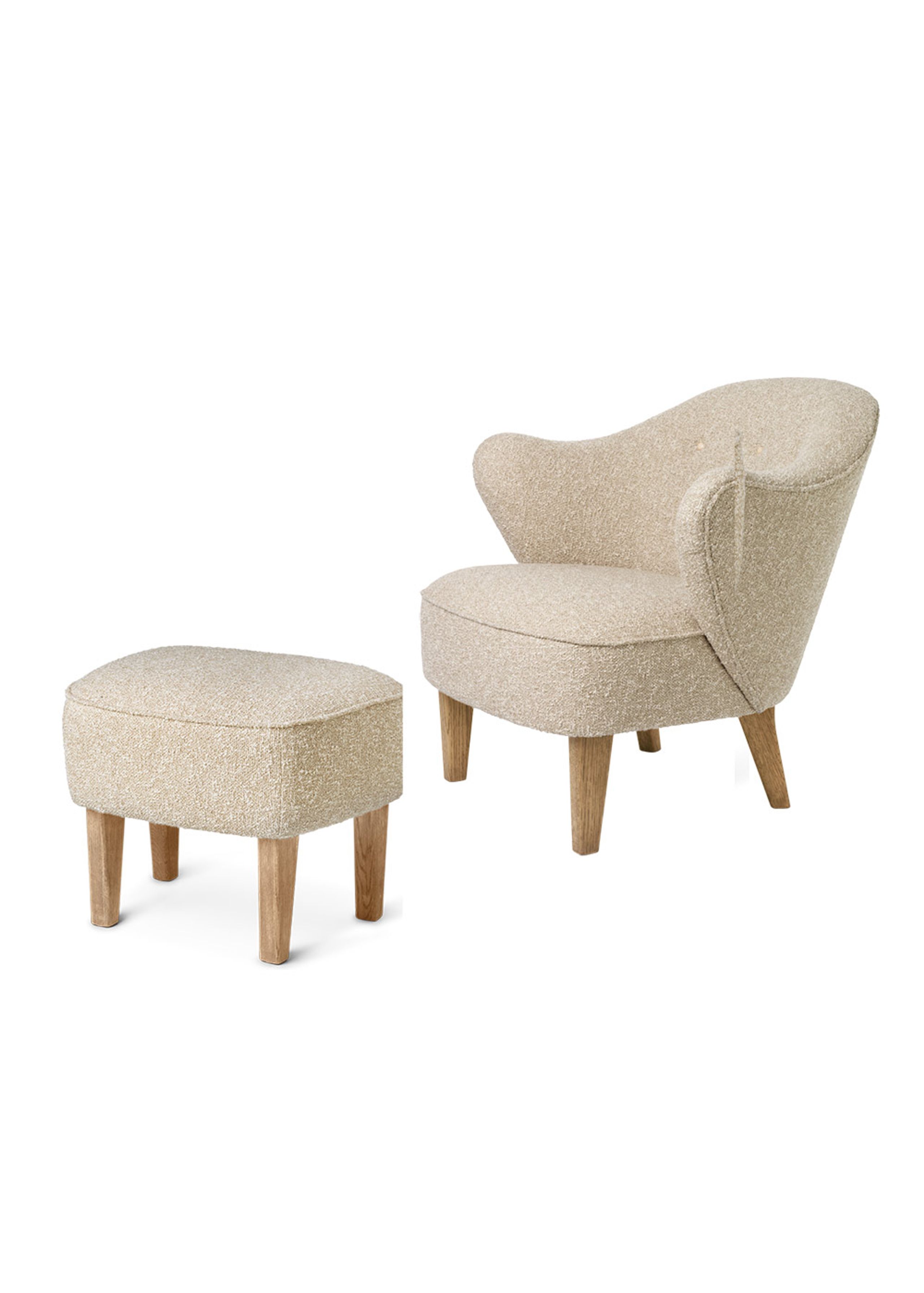 By Lassen - Armchair - Ingeborg m/Fodskammel - Sacho Zero / 1 / Natural Oak