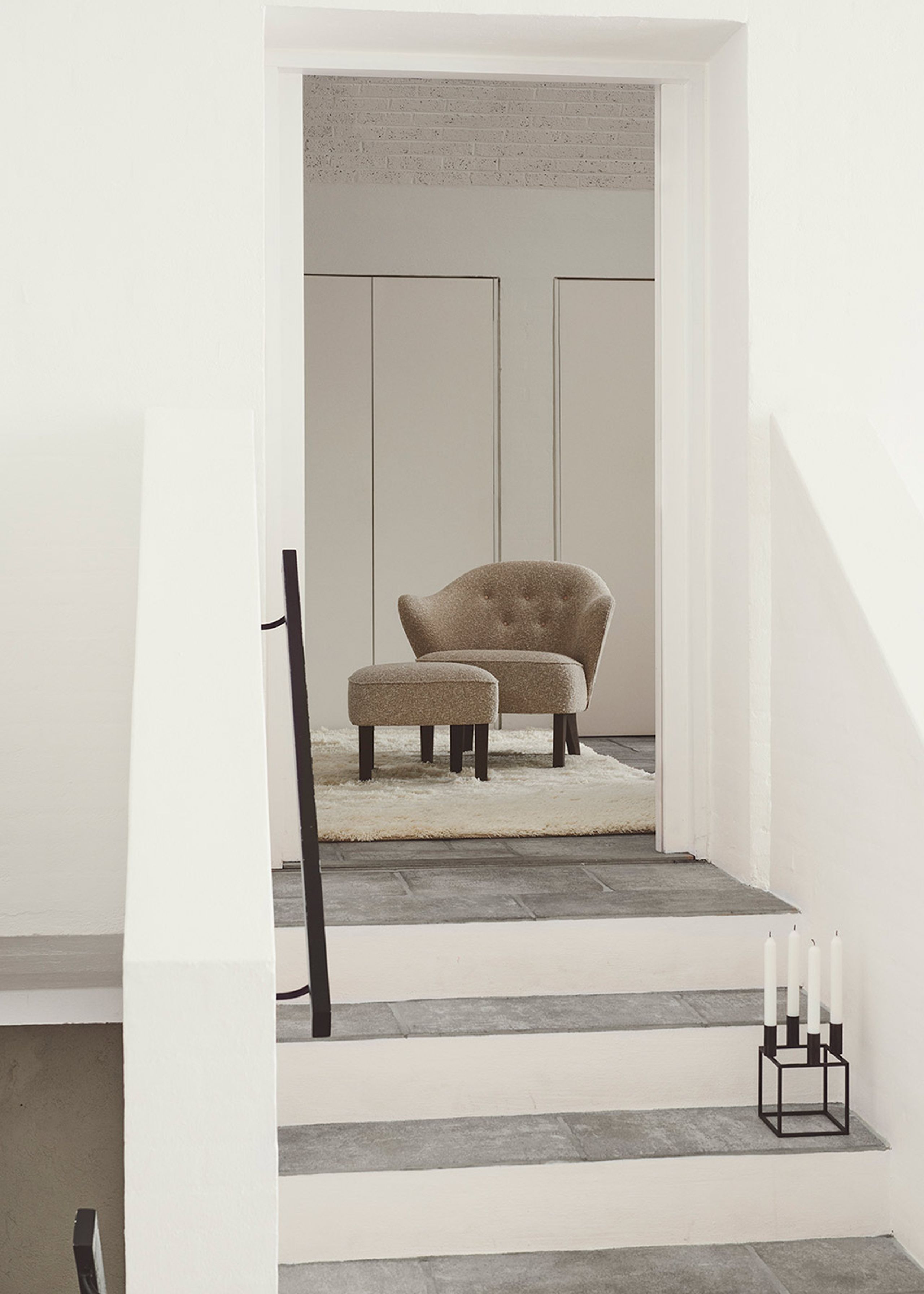 By Lassen - Armchair - Ingeborg m/Fodskammel - Sacho Zero / 1 / Natural Oak