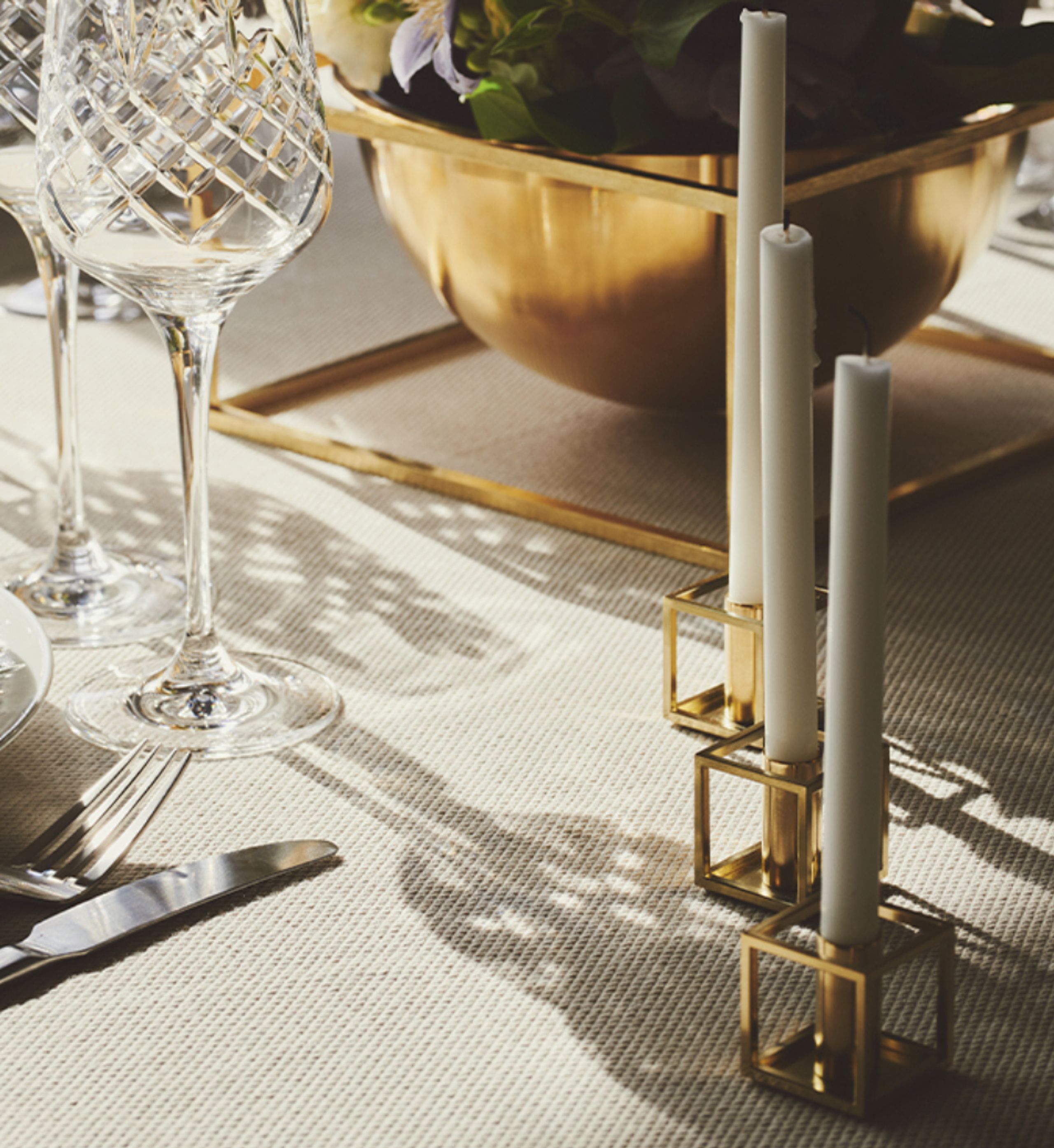 By Lassen - Kerzenständer - Kubus Micro - Nikkel 2 stk.