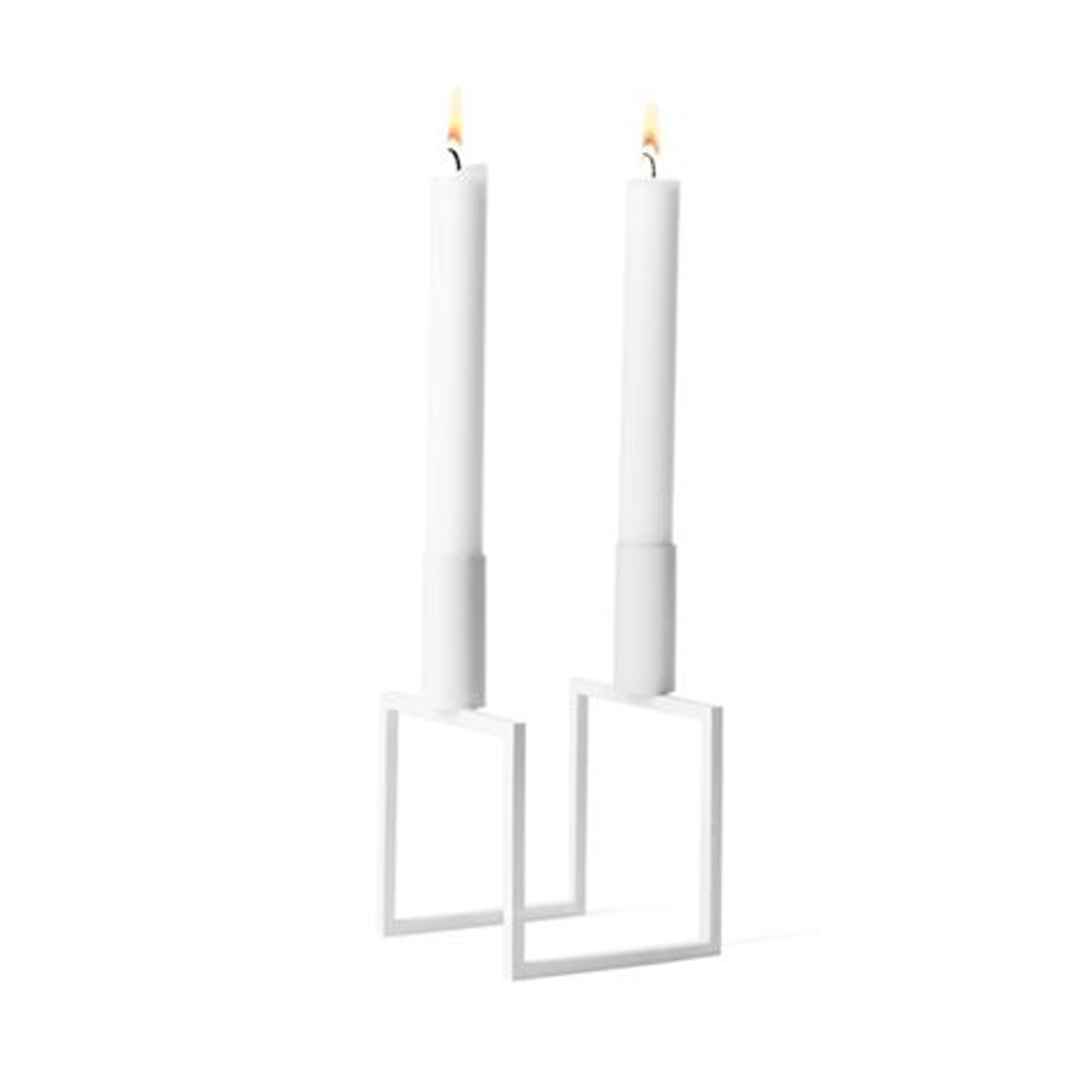 By Lassen - Candlestick - Line - White