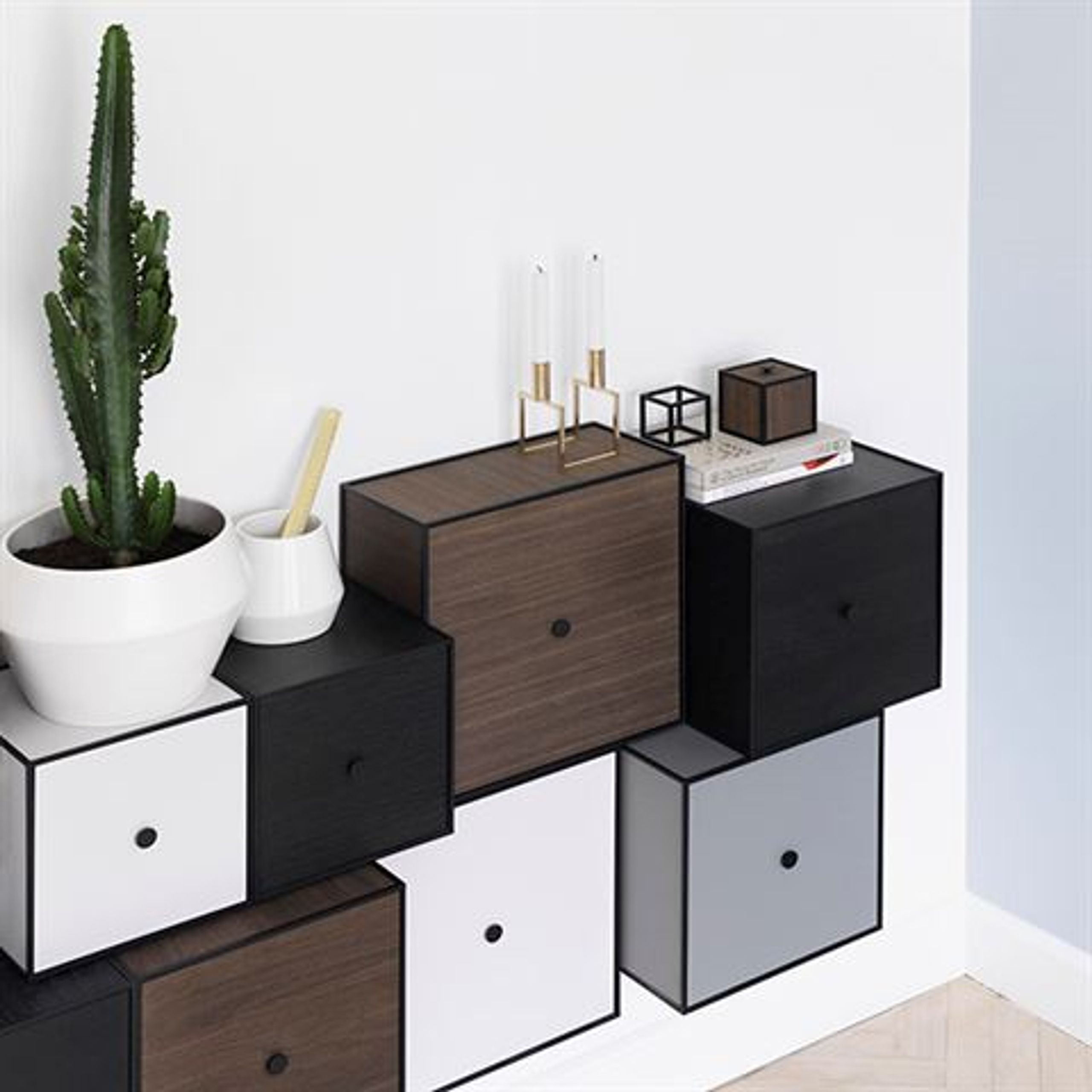 By Lassen - Display - Frame 35 Ekskl. Låge - Smoked Oak