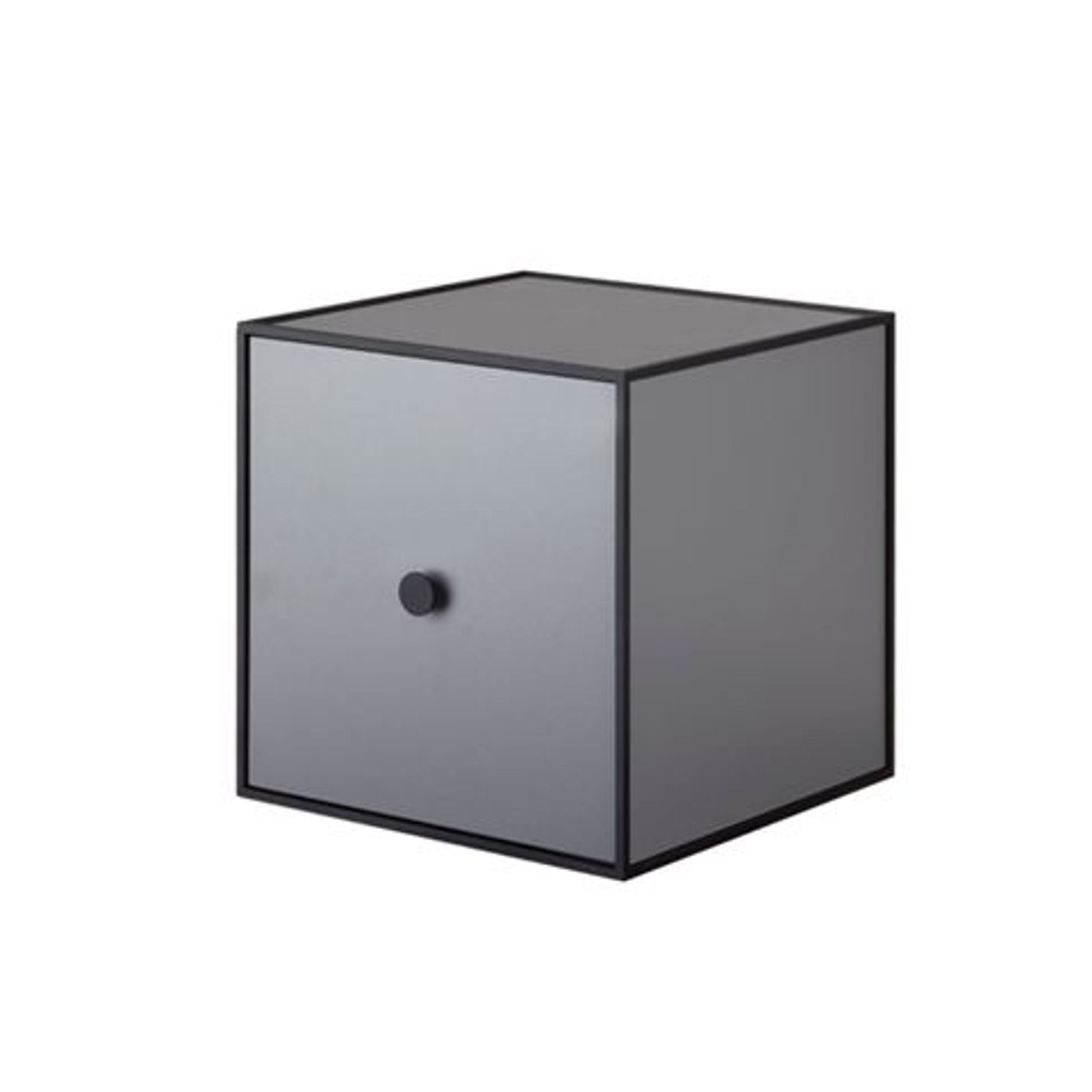 By Lassen - Reol - Frame Ekskl. Låge - Mørk Grå