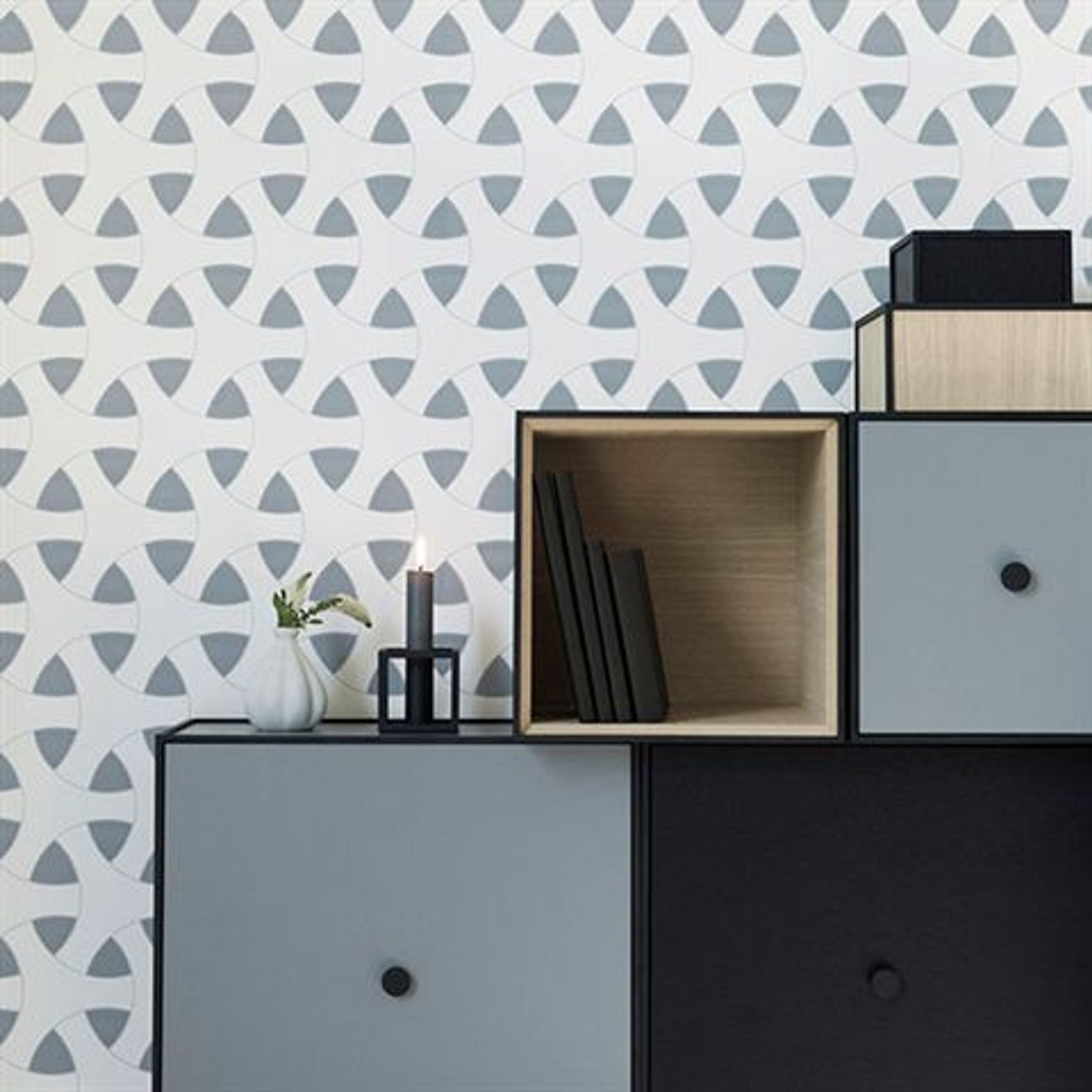 By Lassen - Reol - Frame Ekskl. Låge - Mørk Grå