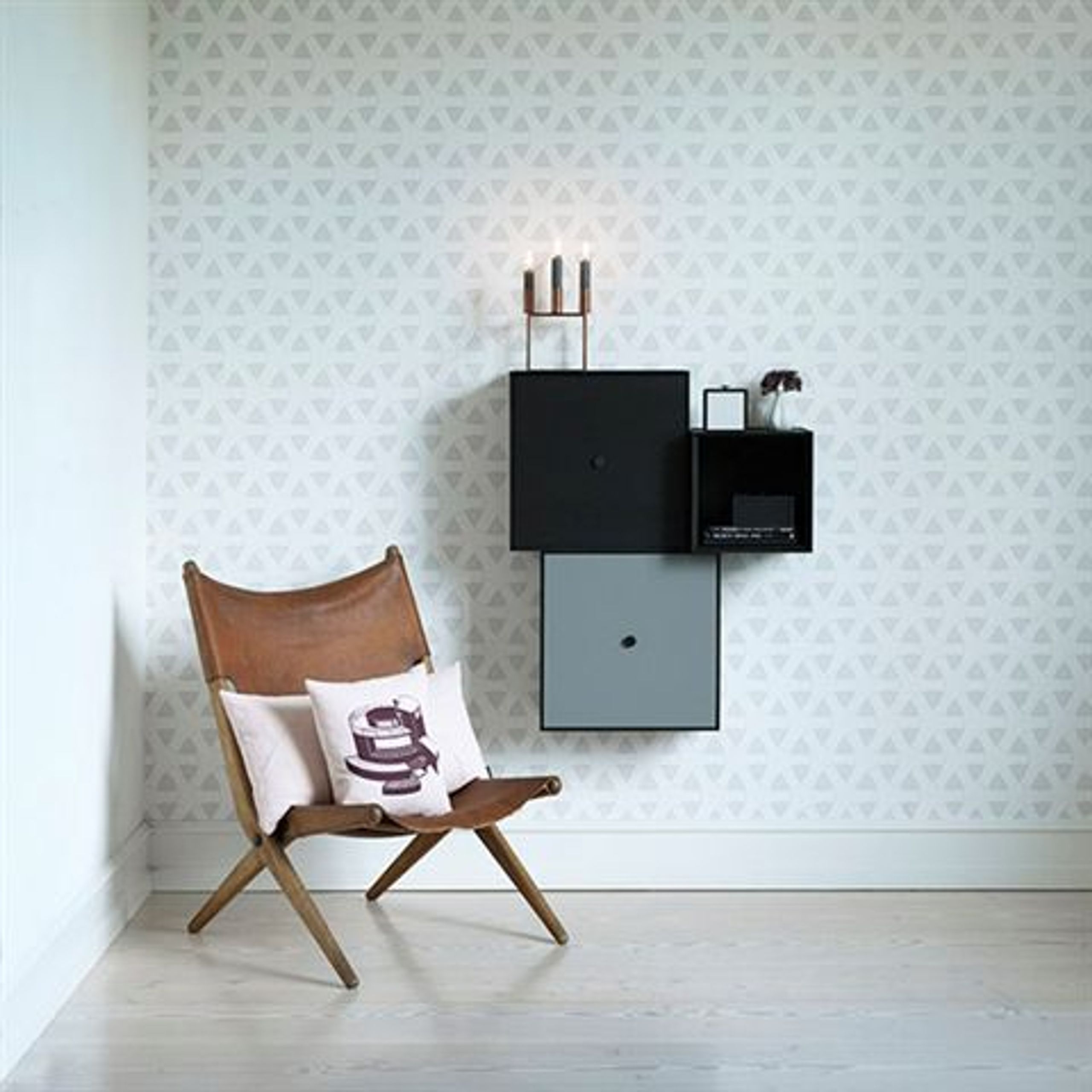 By Lassen - Reol - Frame Ekskl. Låge - Sortbejdset Ask