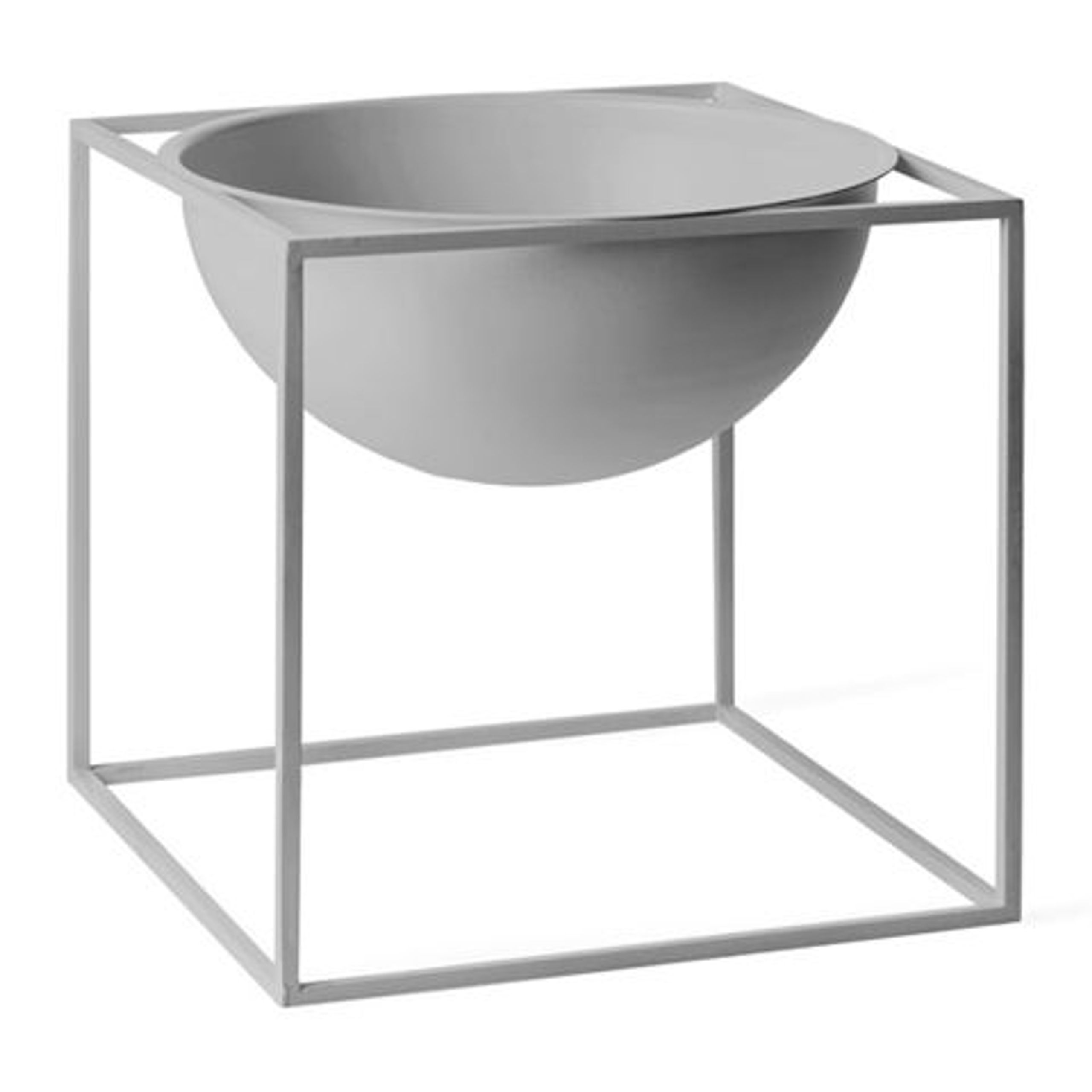 By Lassen - Skål - Kubus Bowl - Cool Grey Large