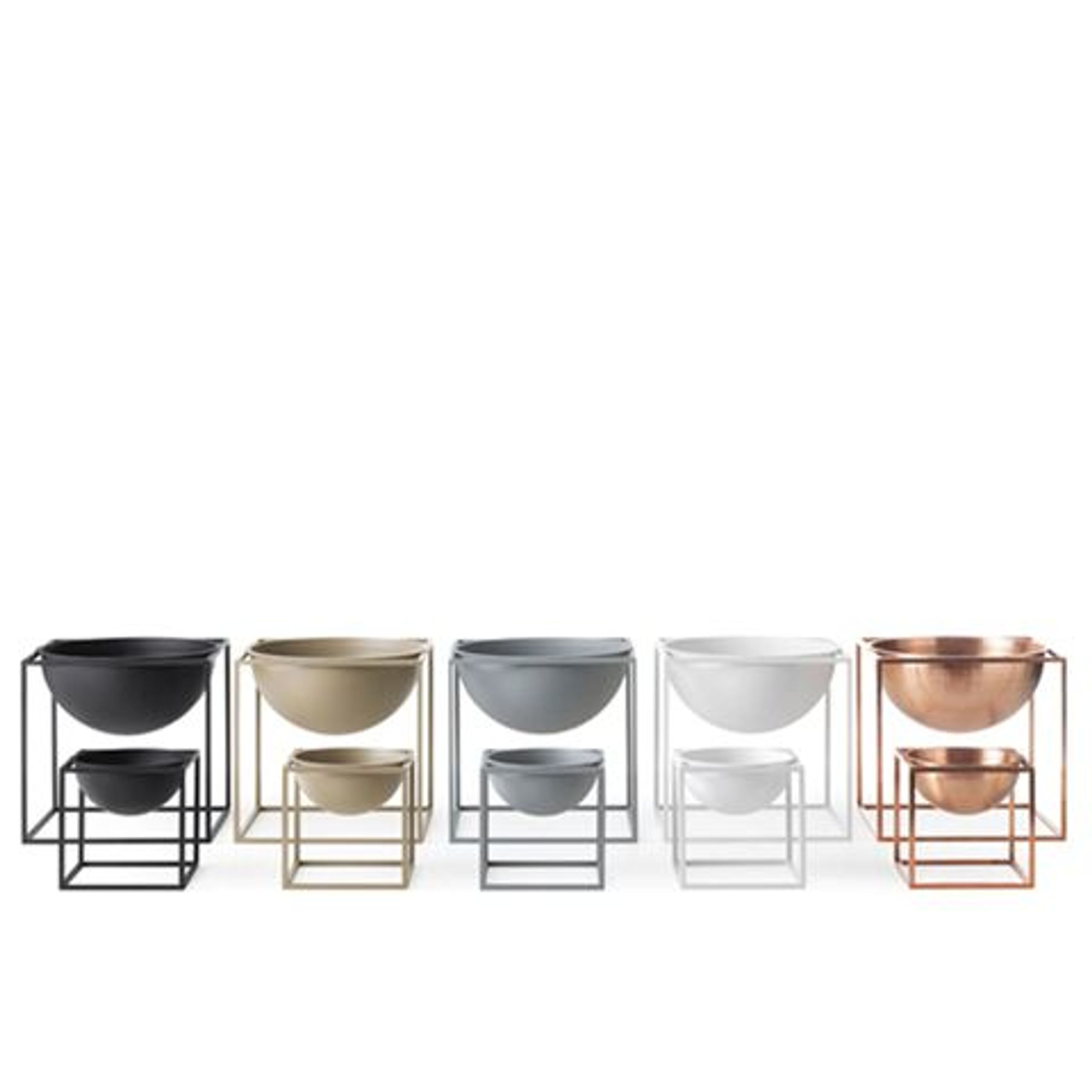 By Lassen - Bowl - Kubus Bowl - Brass Large