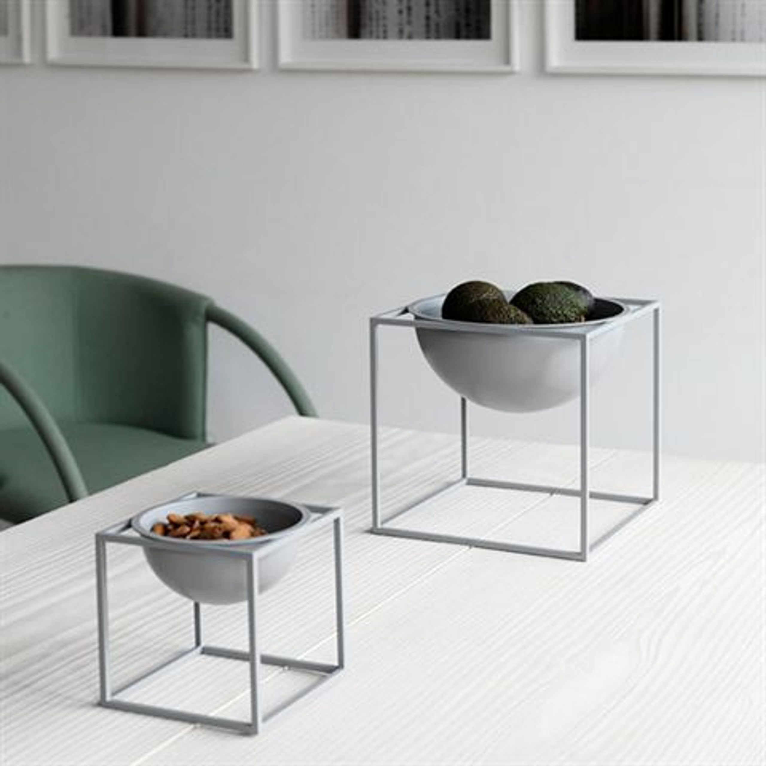 By Lassen - - Kubus Bowl - Cool Grey Small